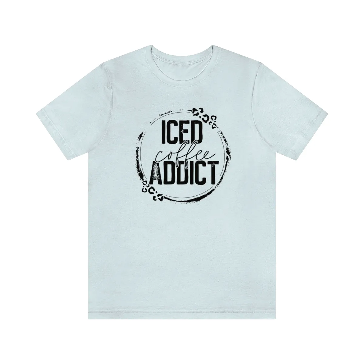 Iced Coffee Addict © Unisex Top (Black)