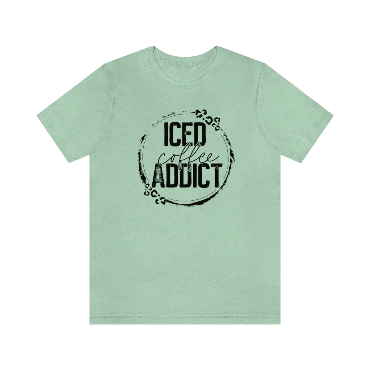 Iced Coffee Addict © Unisex Top (Black)