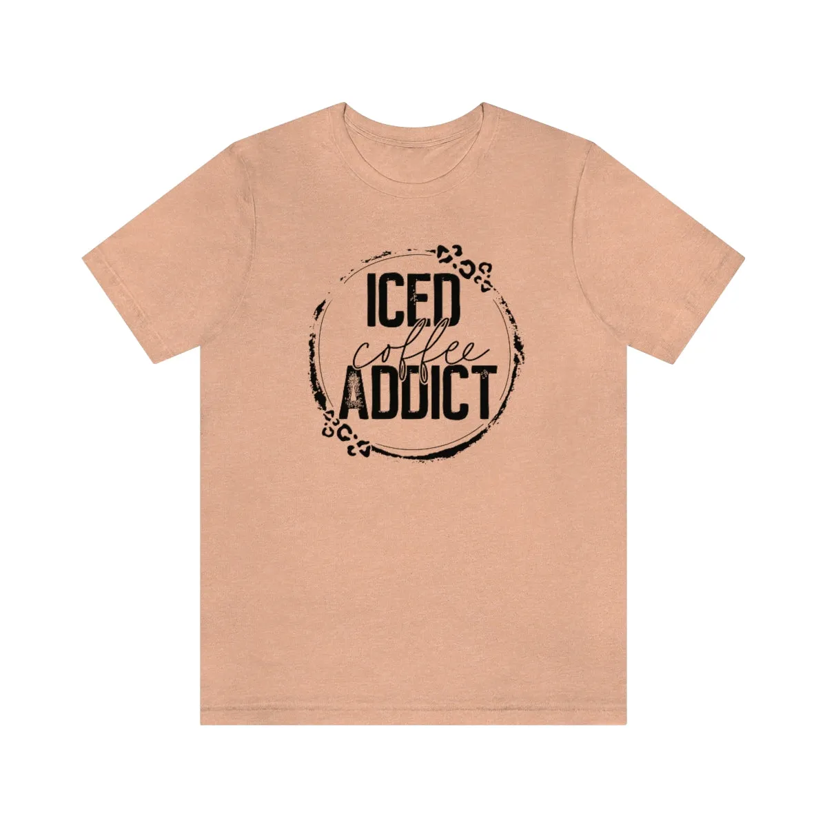 Iced Coffee Addict © Unisex Top (Black)