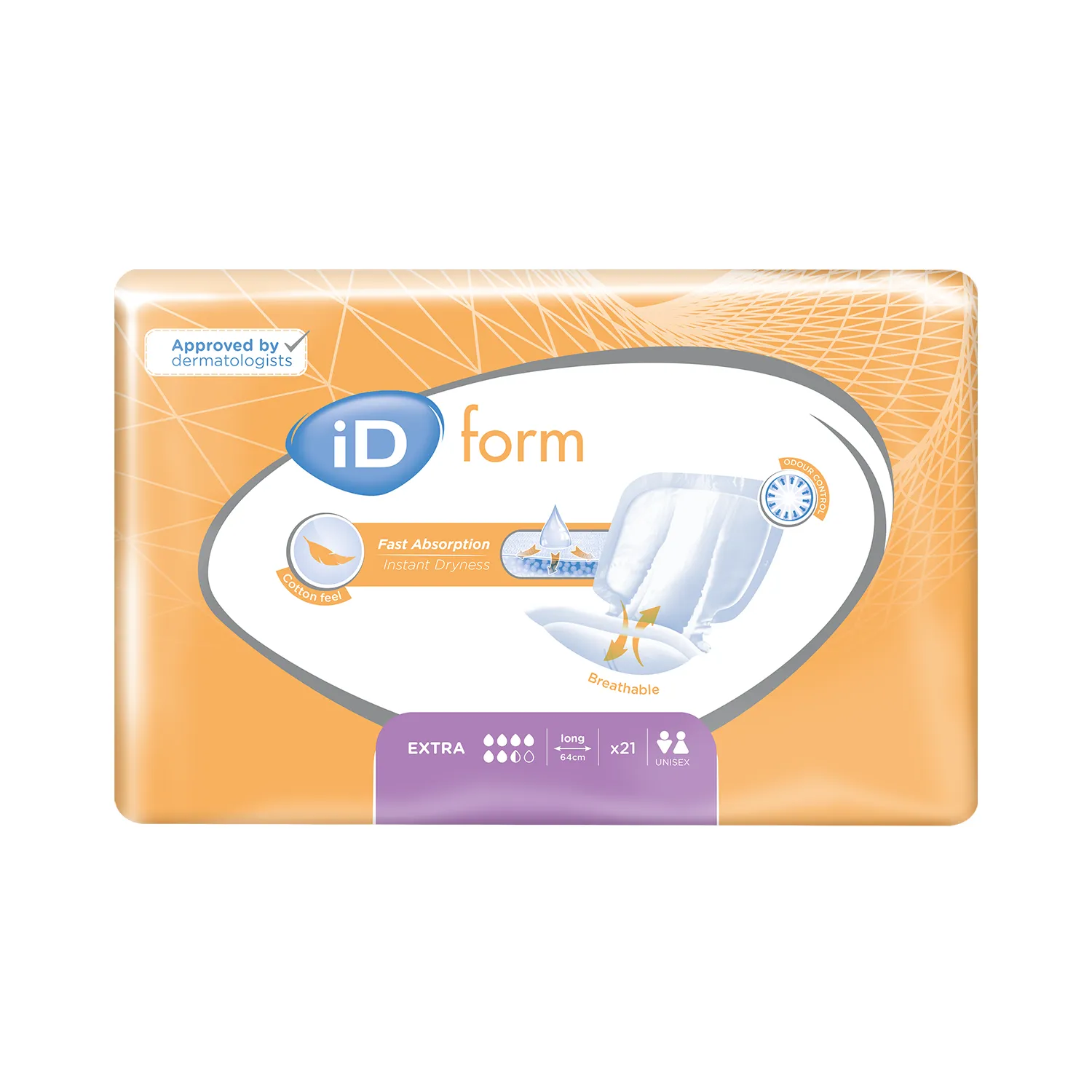 iD Form Extra | Long | Case of 8 Packs (21 Pieces / Pack)