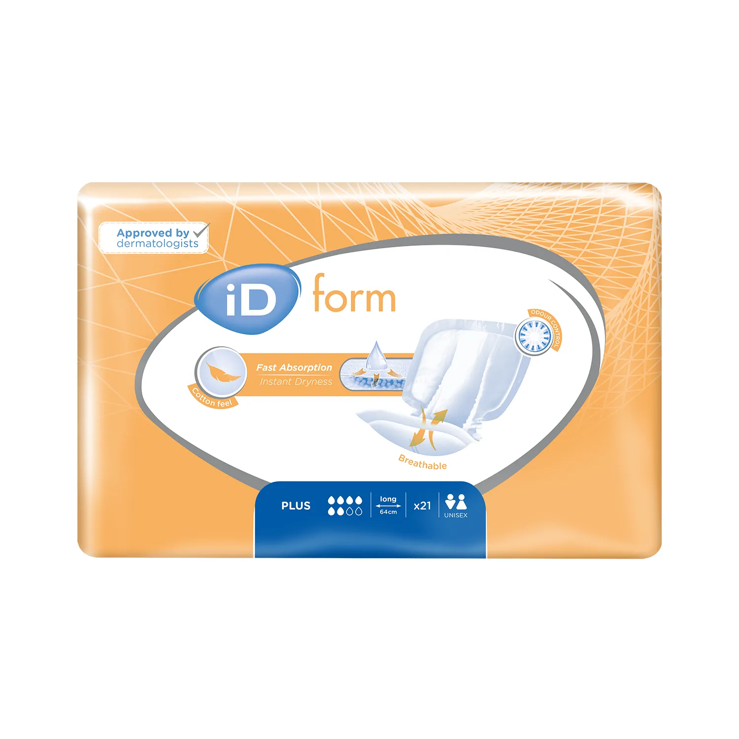 iD Form Plus | Long | Case of 8 Packs (21 Pieces / Pack)