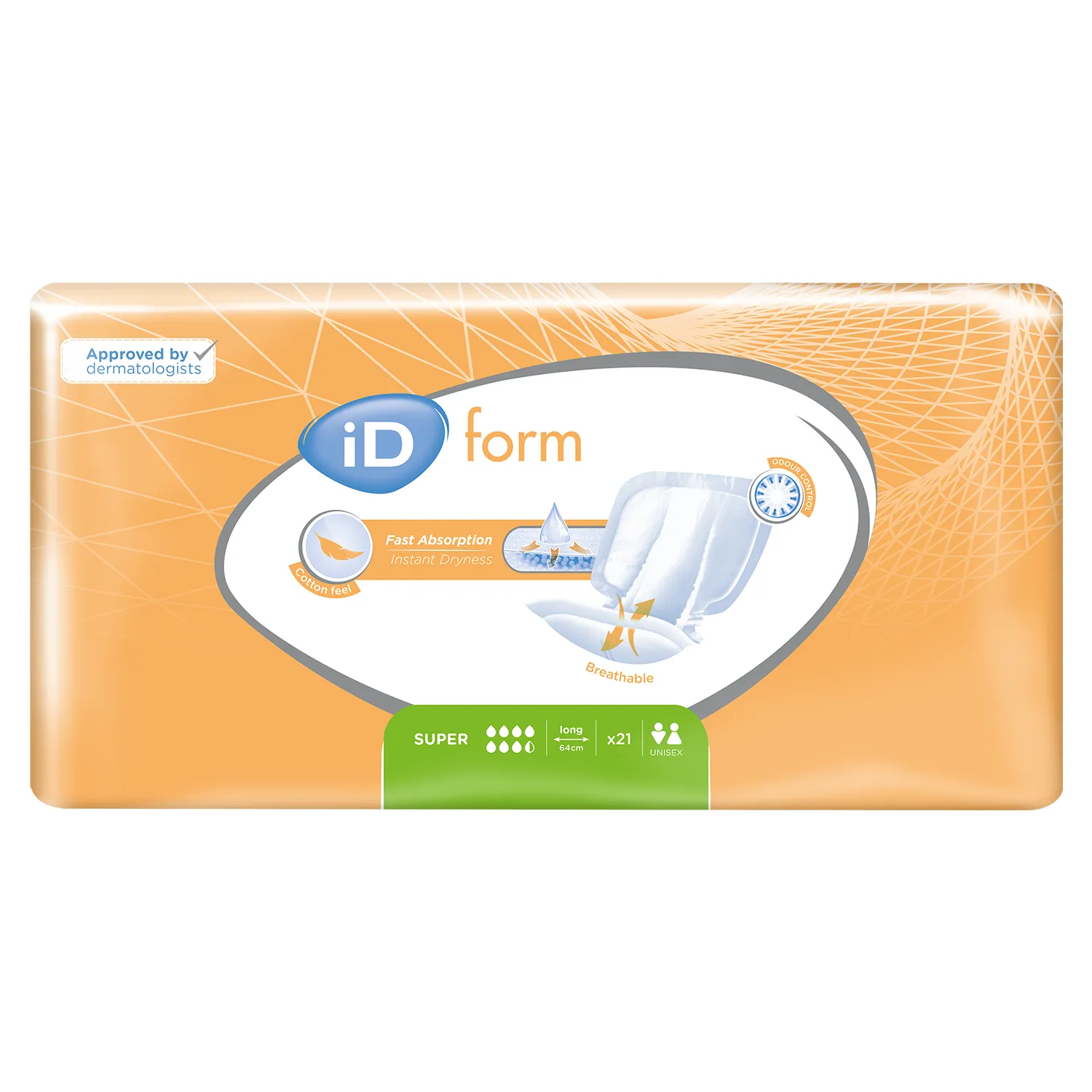 iD Form Super | Long | Case of 6 Packs (21 Pieces / Pack)