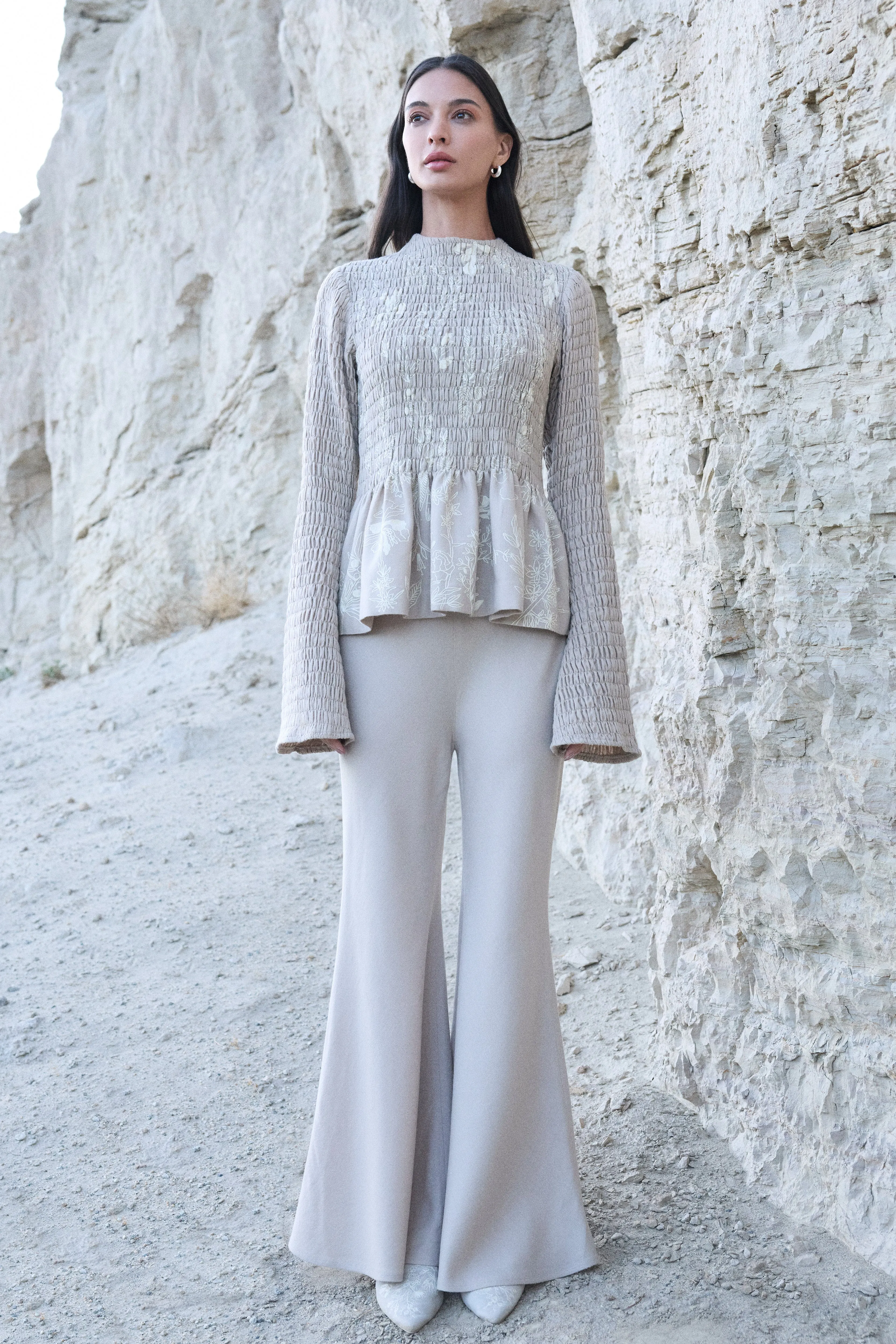 Igoo Woollen Shirt (Natural) & Brussels Woollen Pants (Natural)