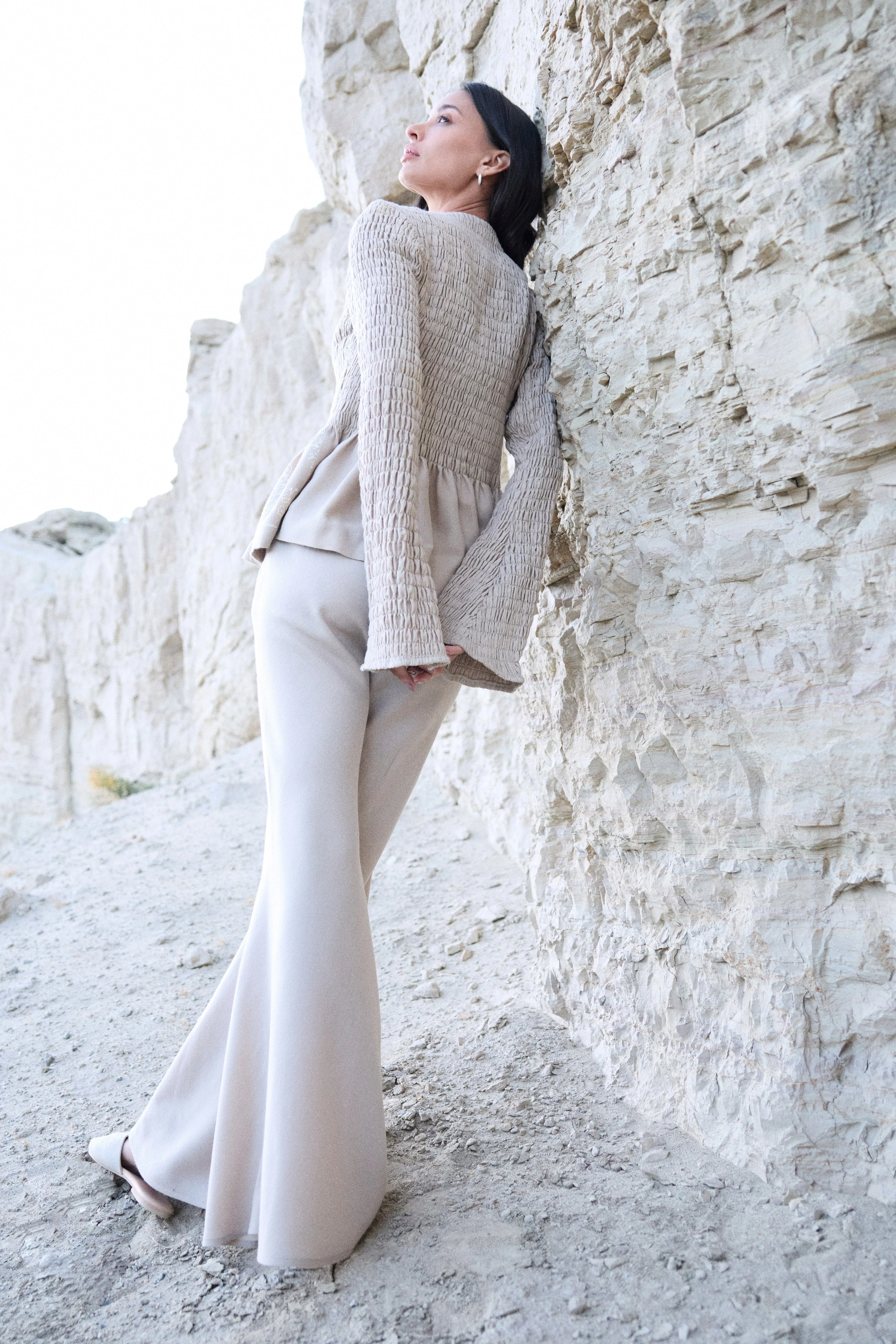 Igoo Woollen Shirt (Natural) & Brussels Woollen Pants (Natural)