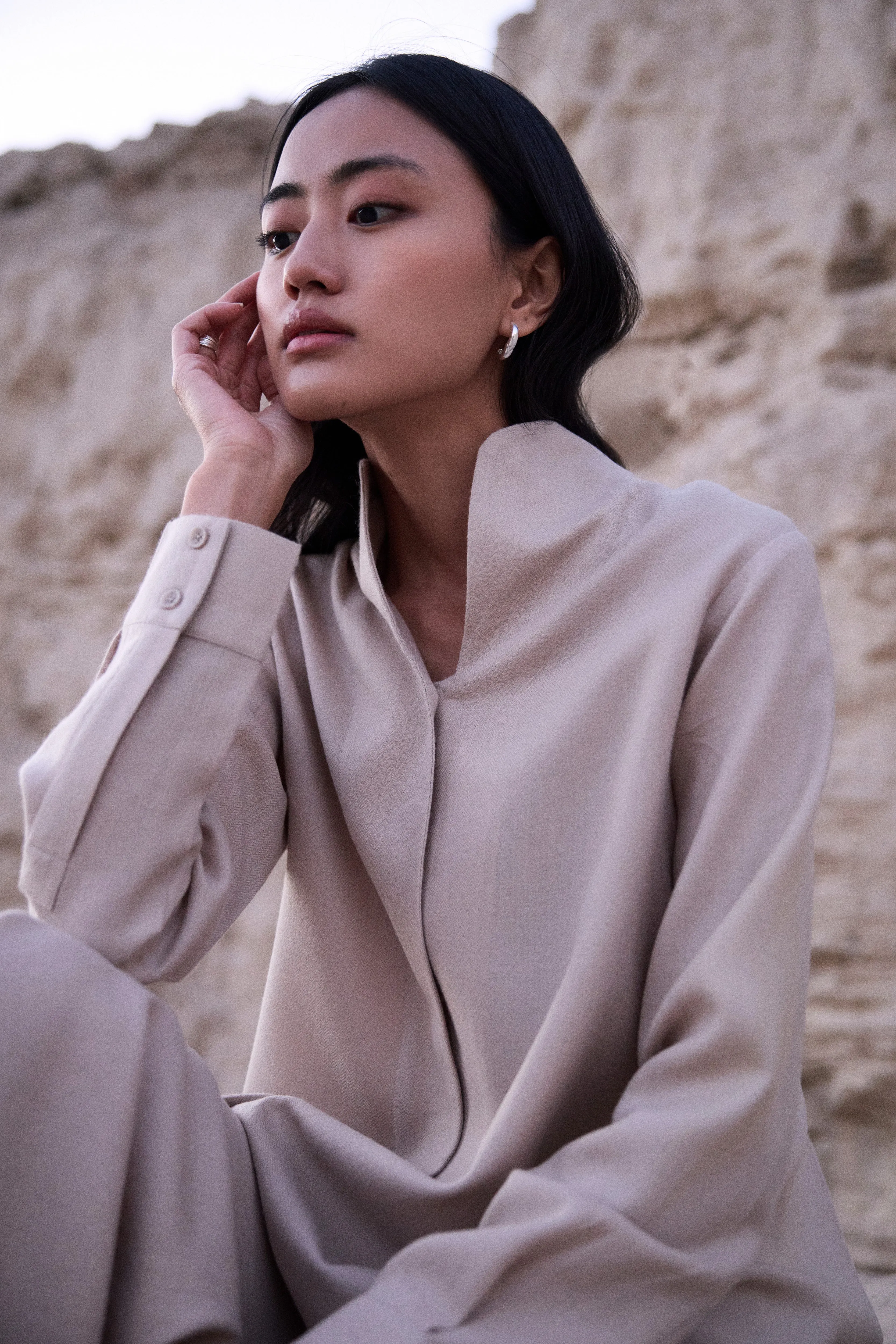 Igoo Woollen Shirt (Natural)