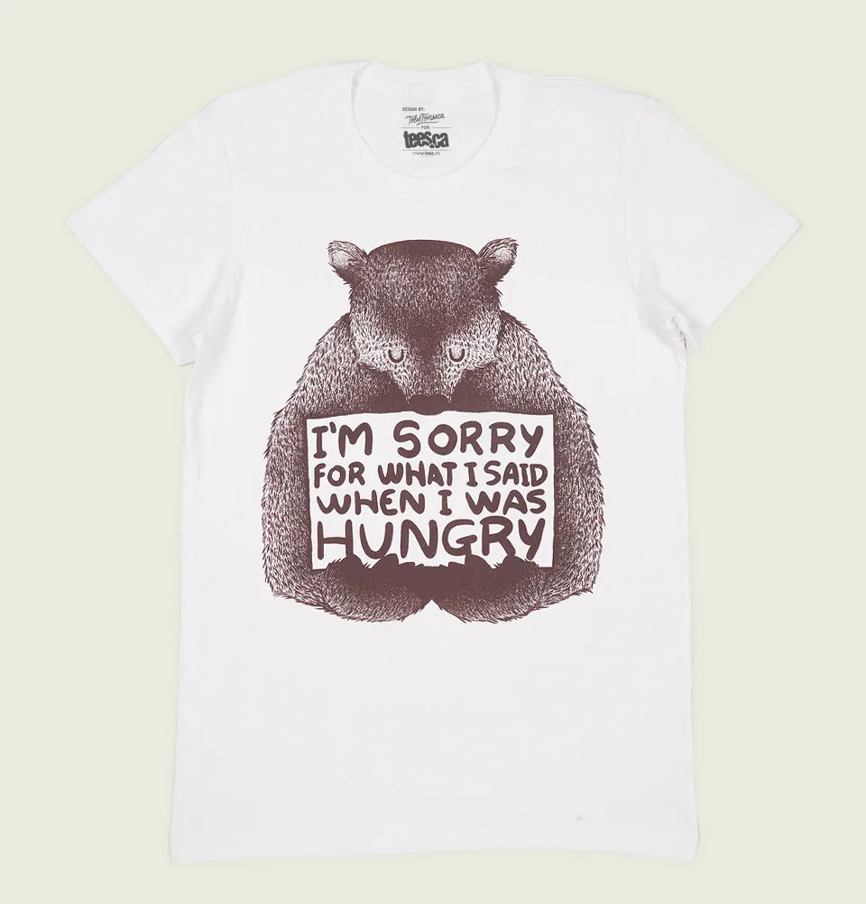I'M SORRY FOR WHAT I SAID ... Women's Fitted T-shirt