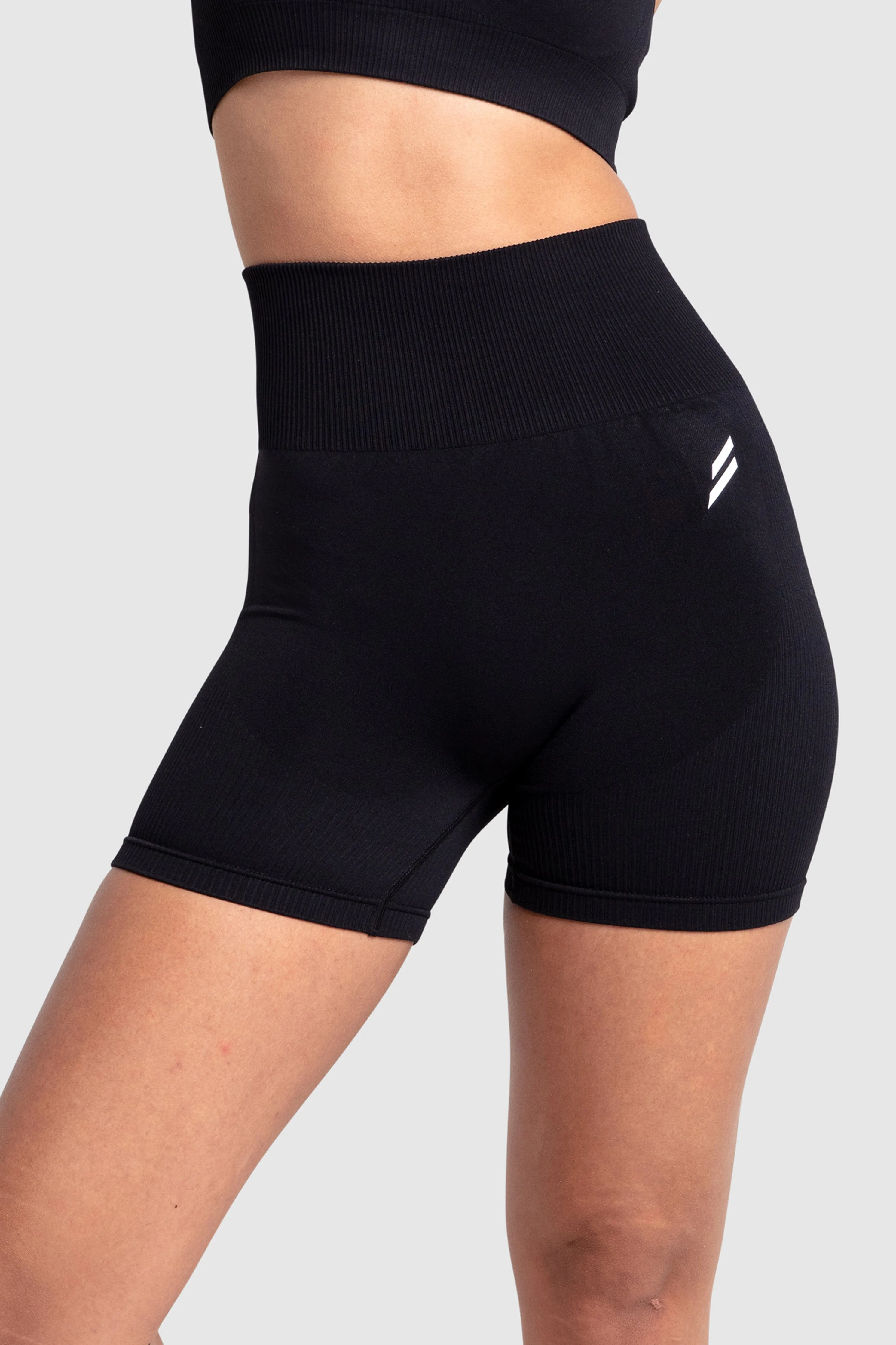 Impact Seamless Shorts - Jet Black