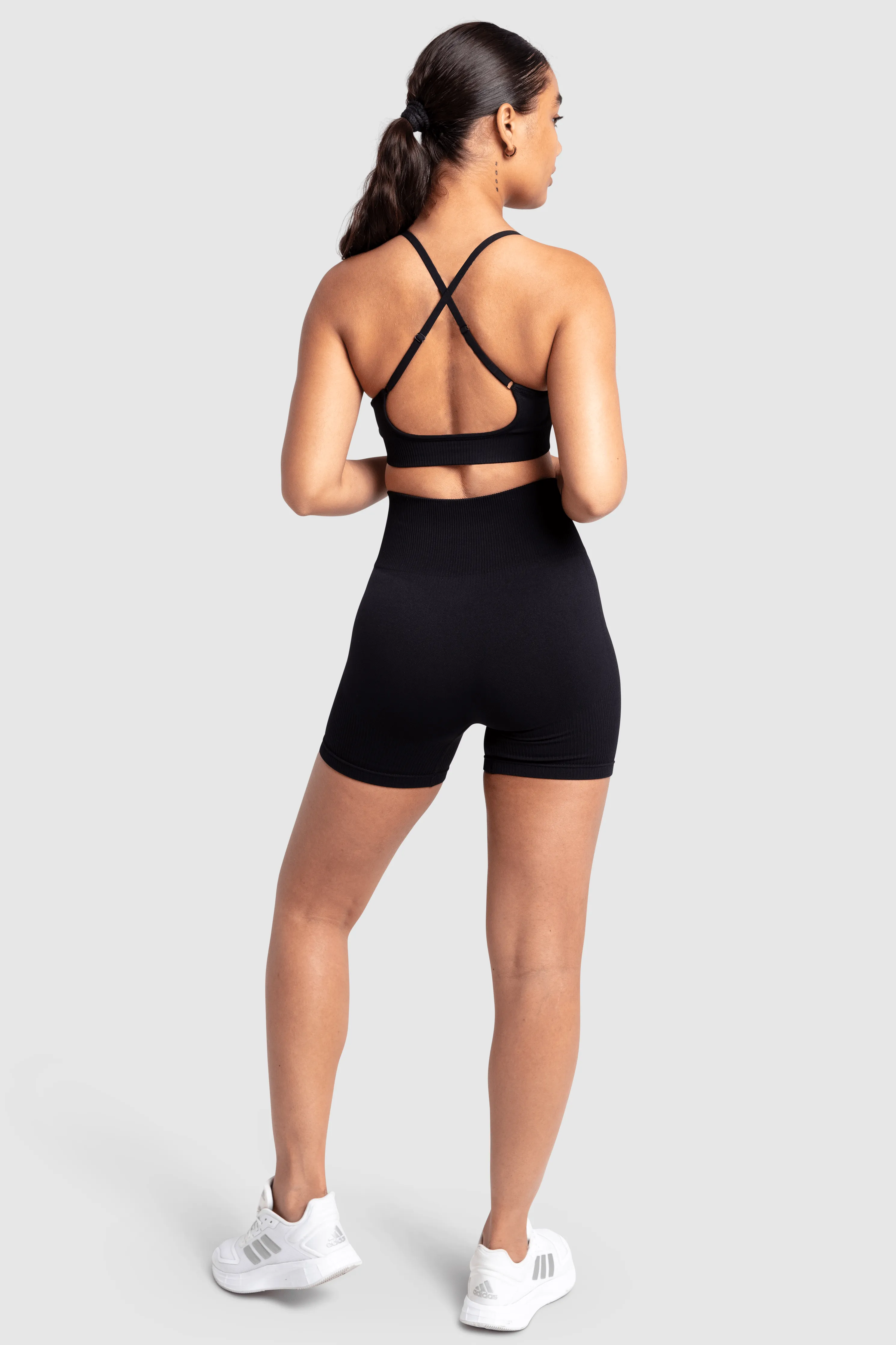 Impact Seamless Shorts - Jet Black