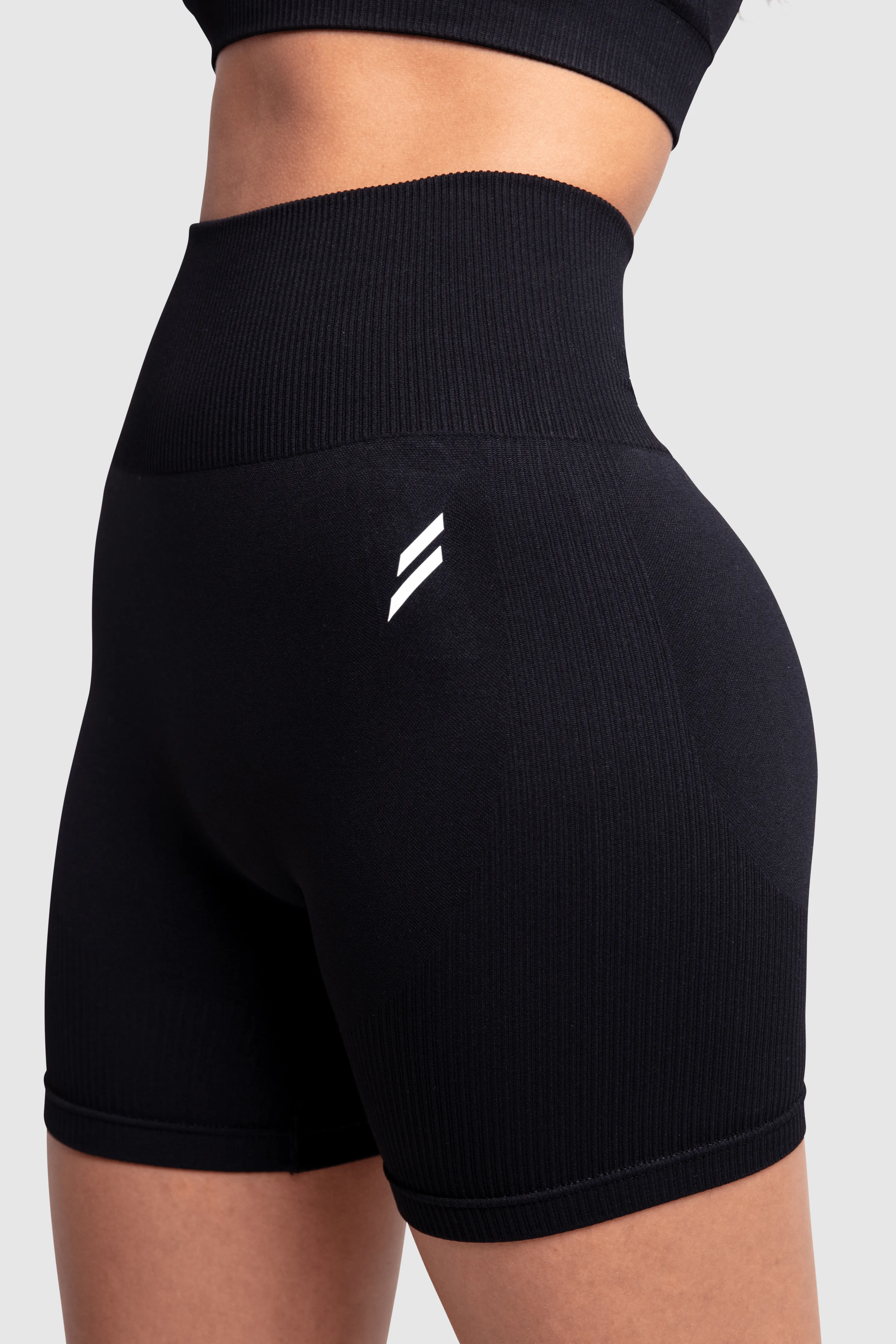 Impact Seamless Shorts - Jet Black