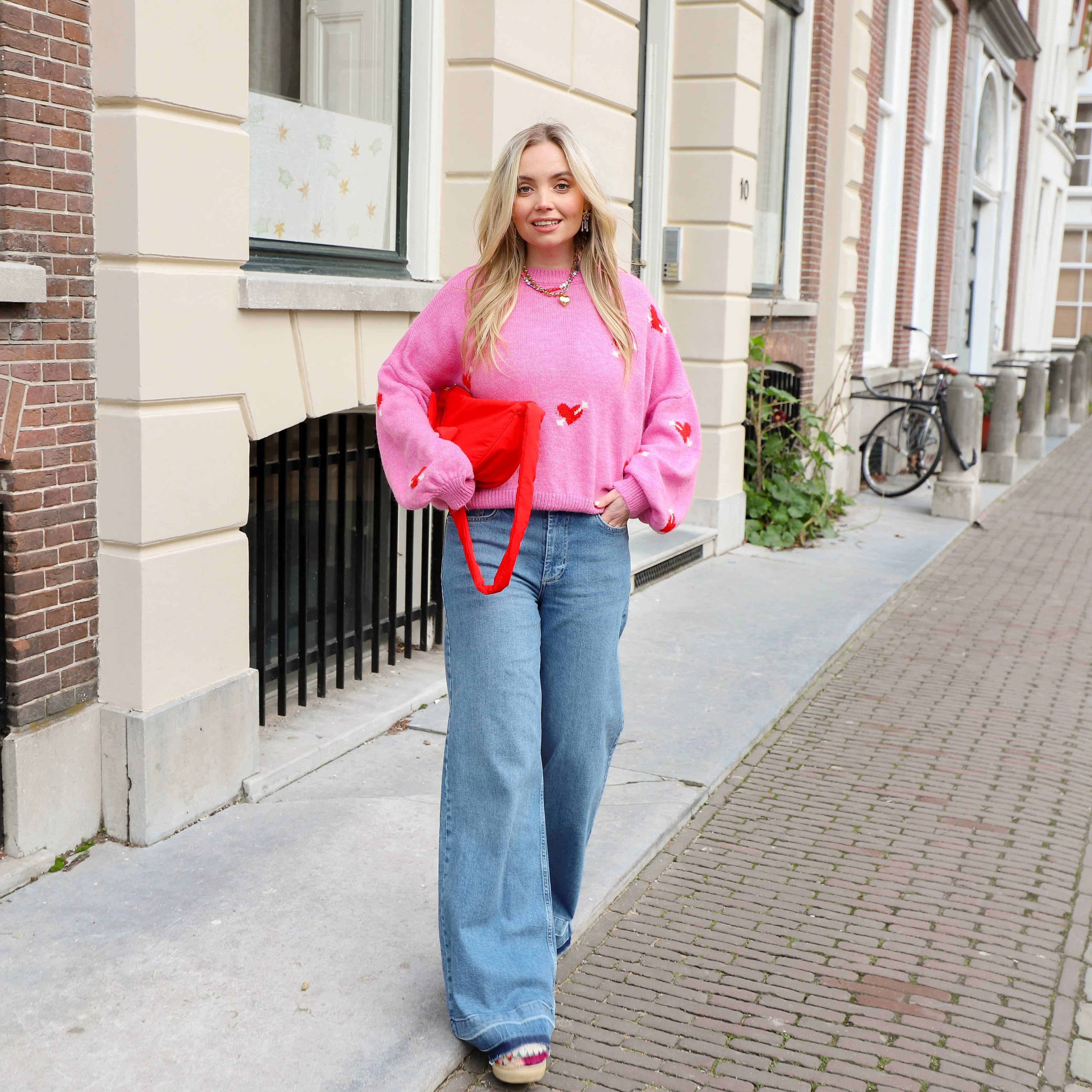 In love knit pink