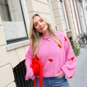 In love knit pink