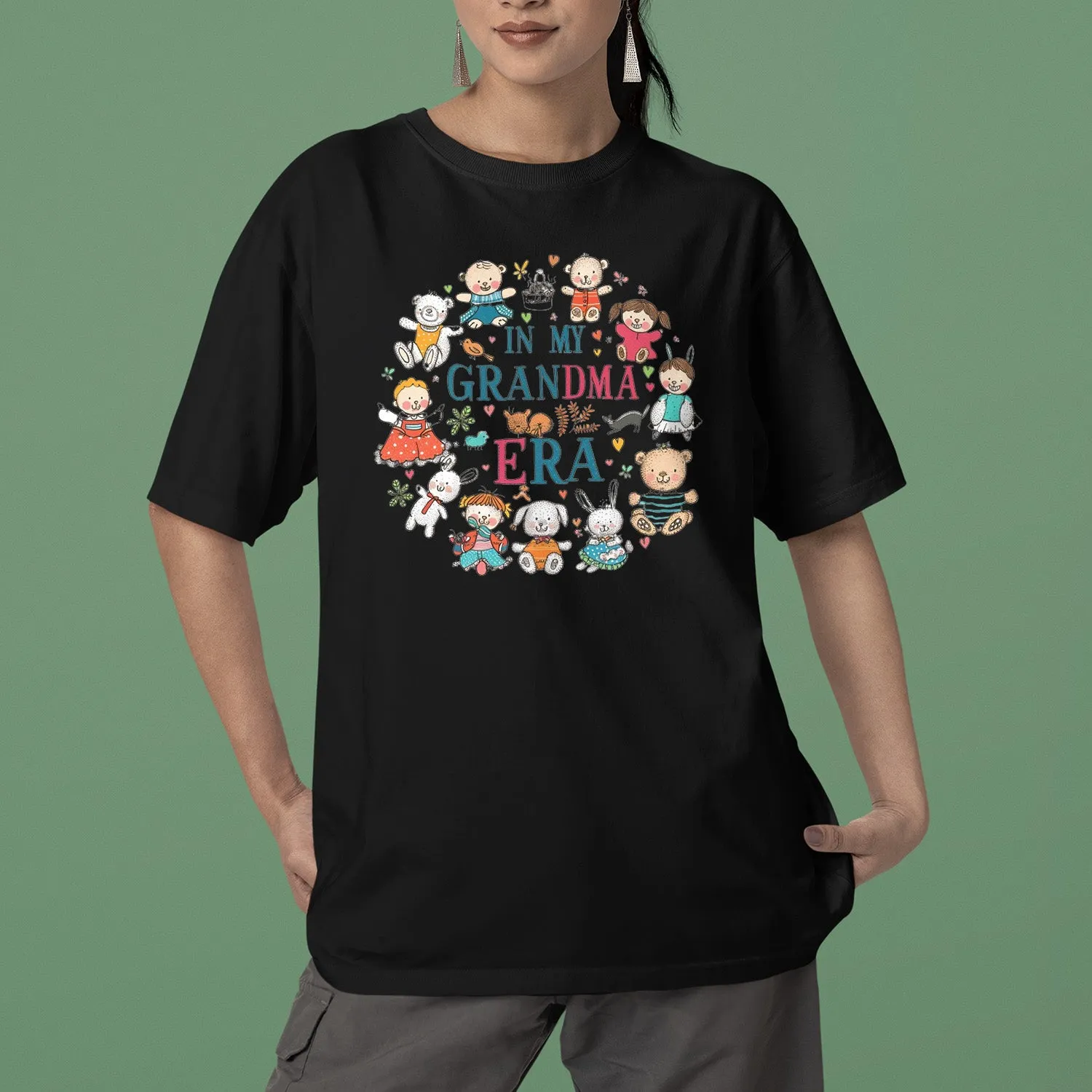 In My Grandma Era T-Shirt, Cute Toys Shirt, Celebrate Mom, Nana Shirt, Grandma Hoodie, Grandma Shirt, Mother's Day Gift For Grandma, Happy Mother's Day 01