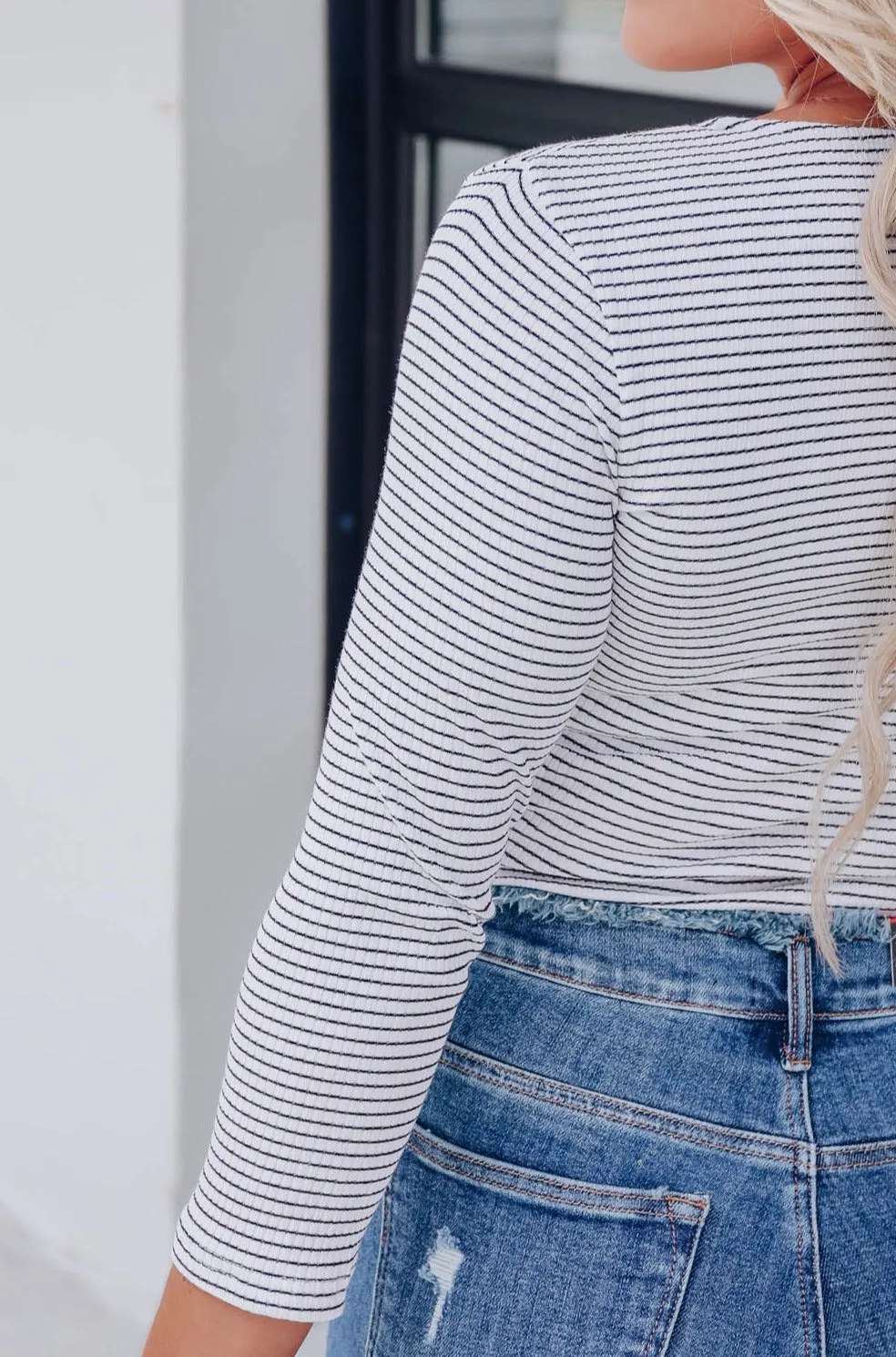 In My Sights Striped Bodysuit