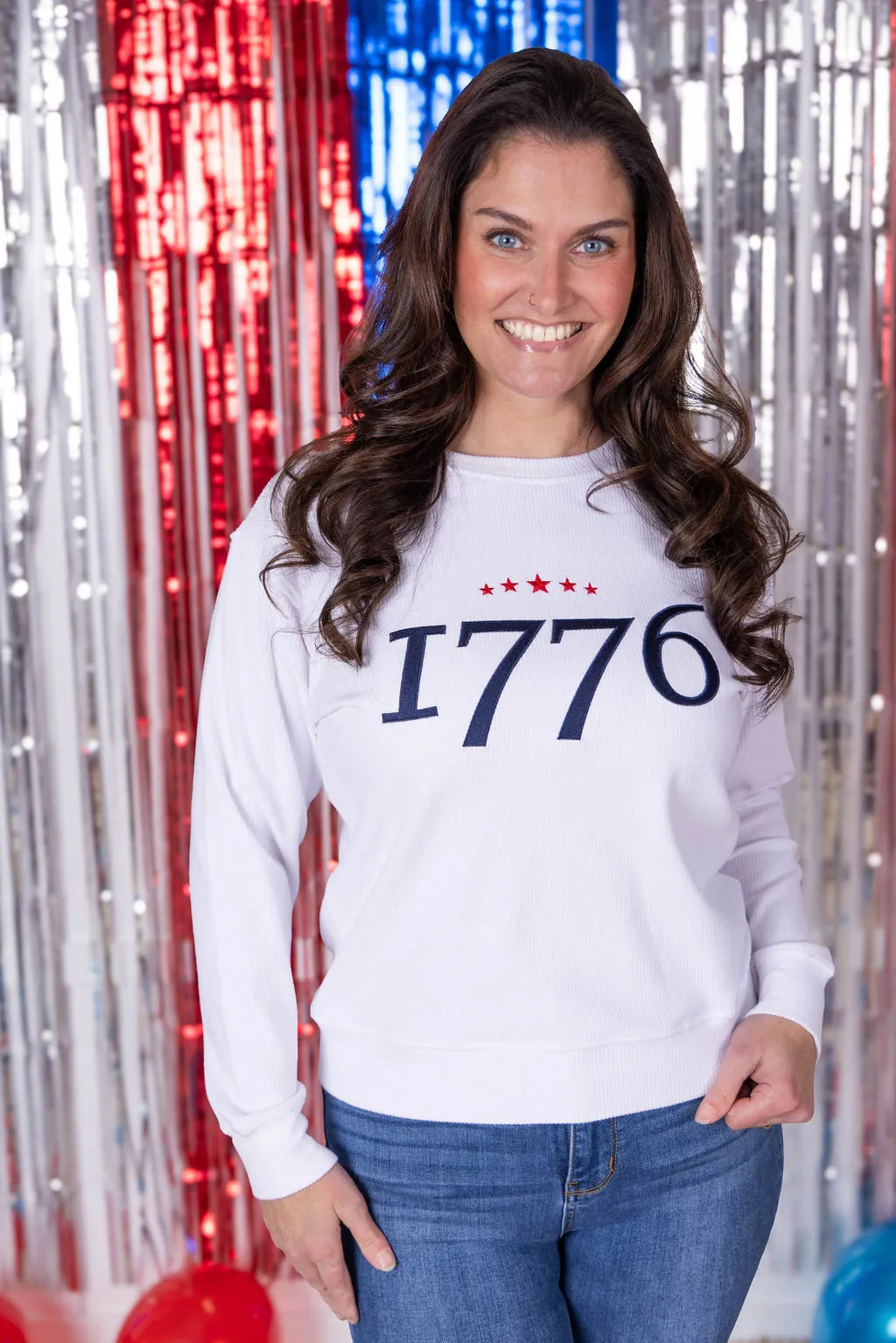 IN PRODUCTION Corrine Embroidered Pullover Top - 1776