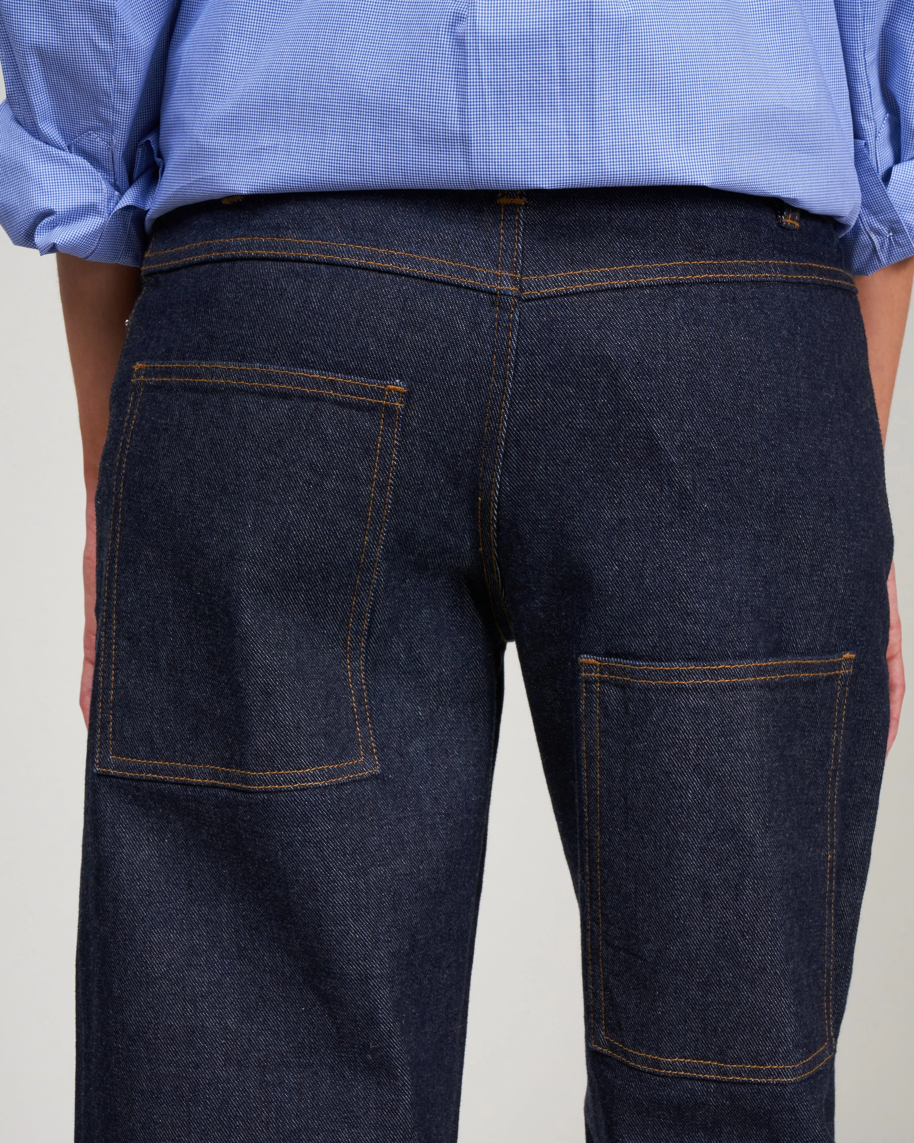 indigo denim brancusi jean - dark denim