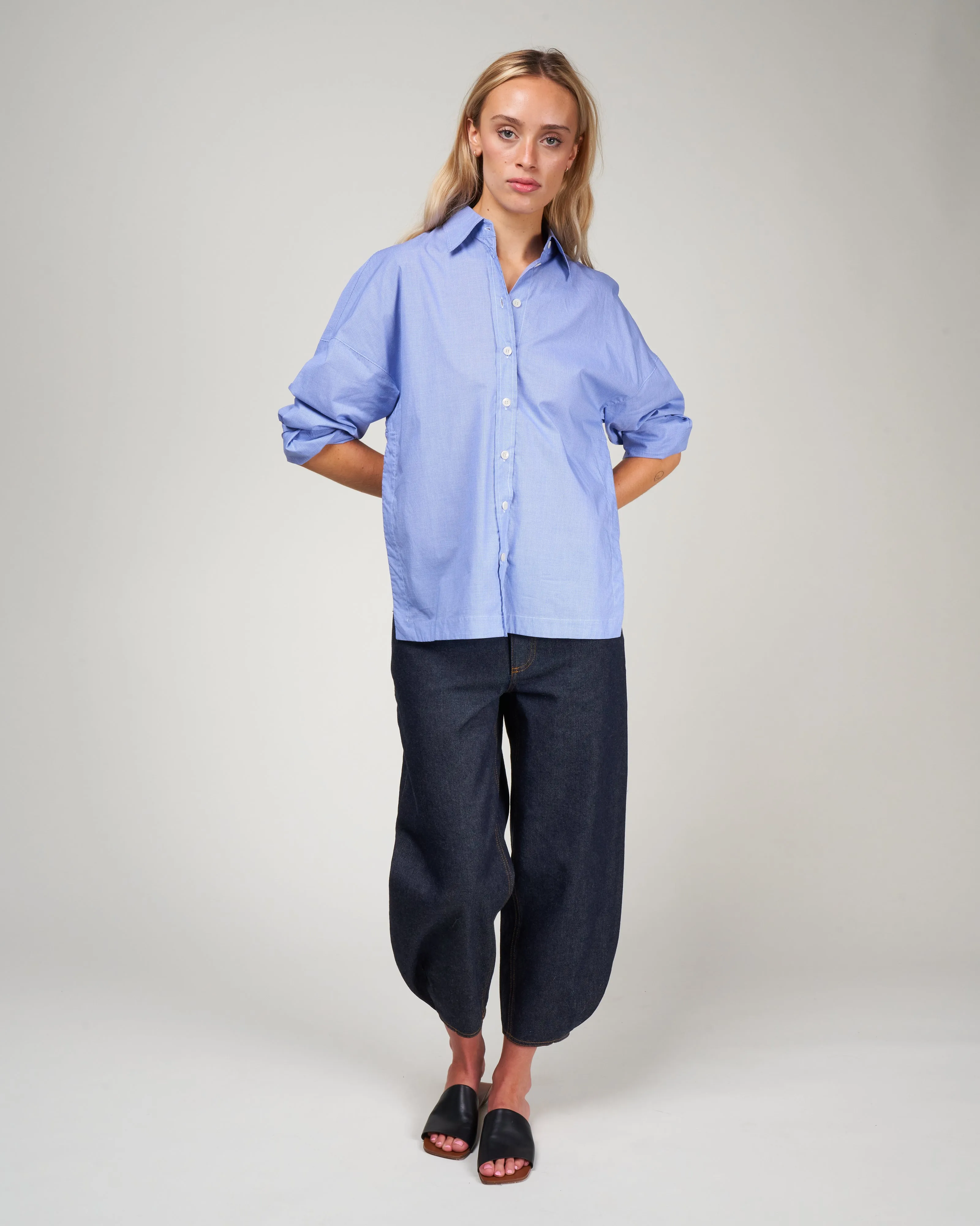 indigo denim brancusi jean - dark denim