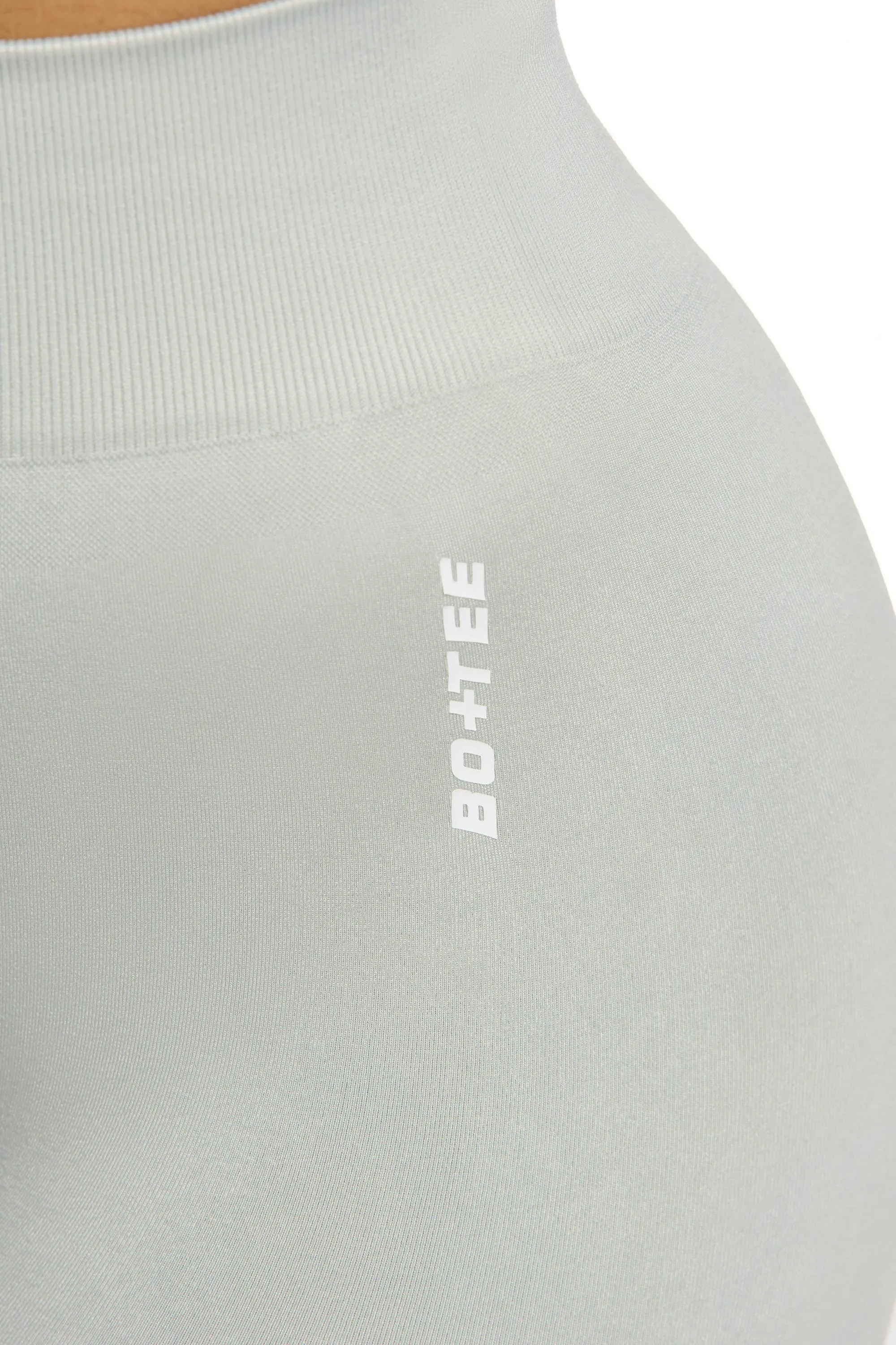 Invigorate - Seamless High Waist Mini Shorts in Grey