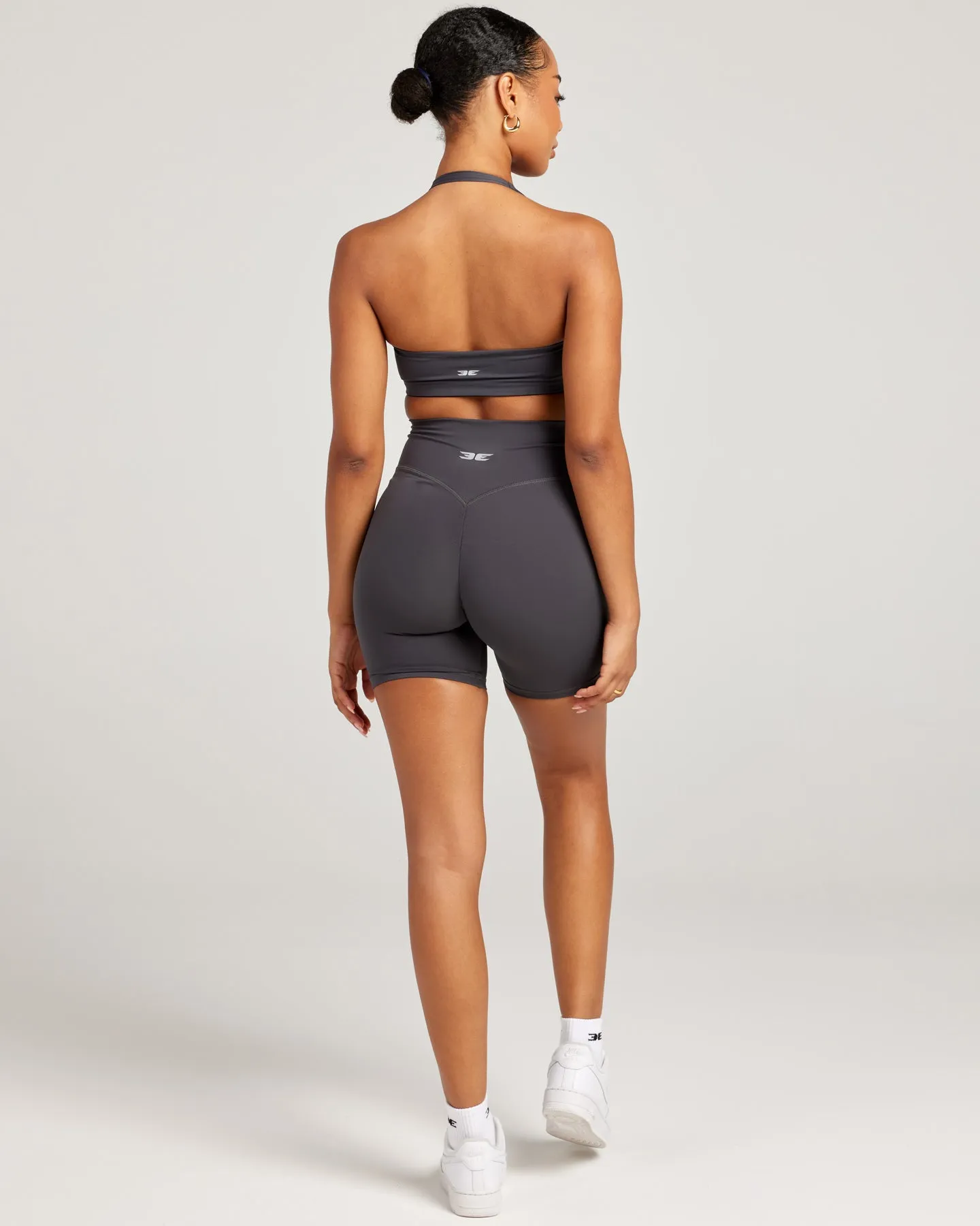 Invisible Scrunch Shorts - Charcoal