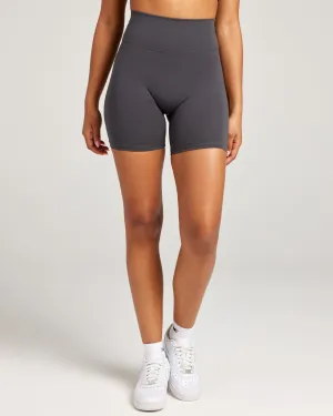 Invisible Scrunch Shorts - Charcoal