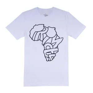 #IPROMOTE AFRICA CONTINENT MAP SAHARA EDITION (UNISEX SHORT SLEEVE T-SHIRT)