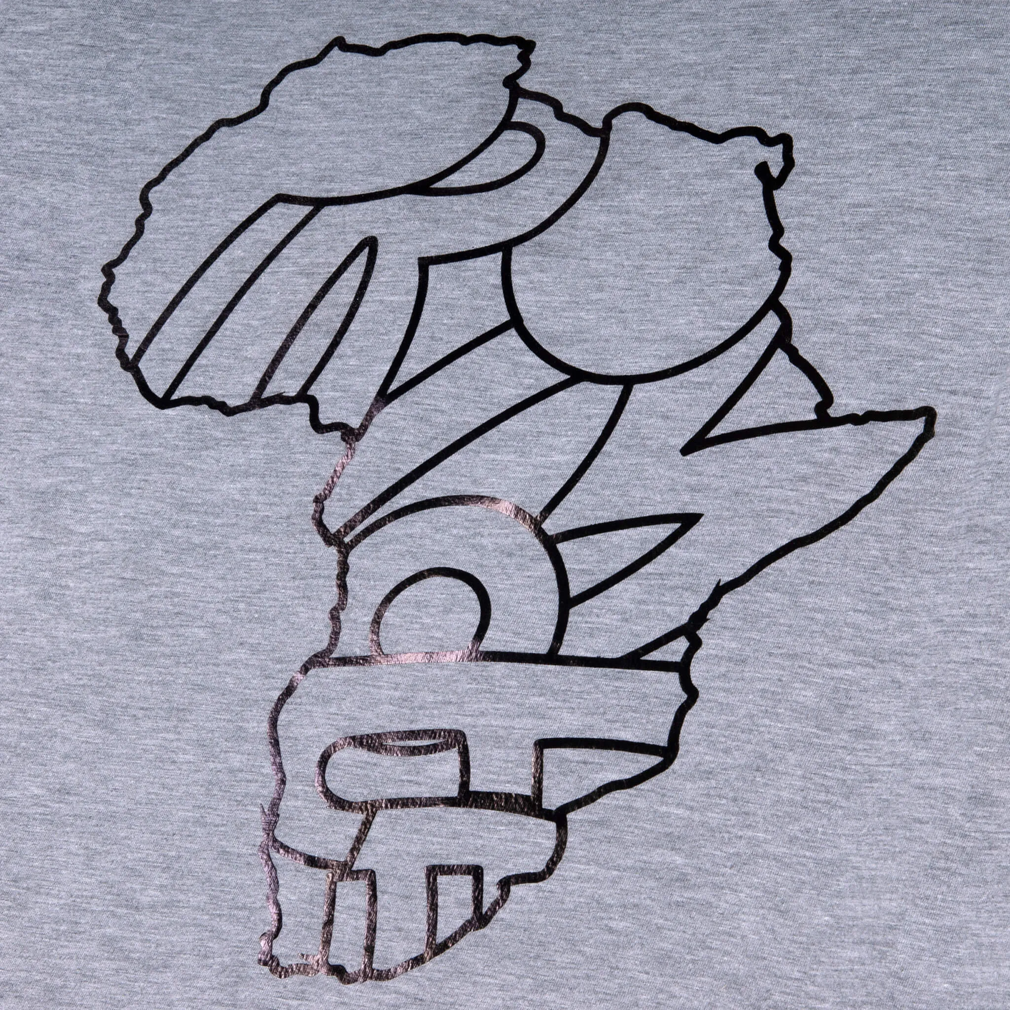 #IPROMOTE AFRICA CONTINENT MAP SAHARA EDITION (UNISEX SHORT SLEEVE T-SHIRT)
