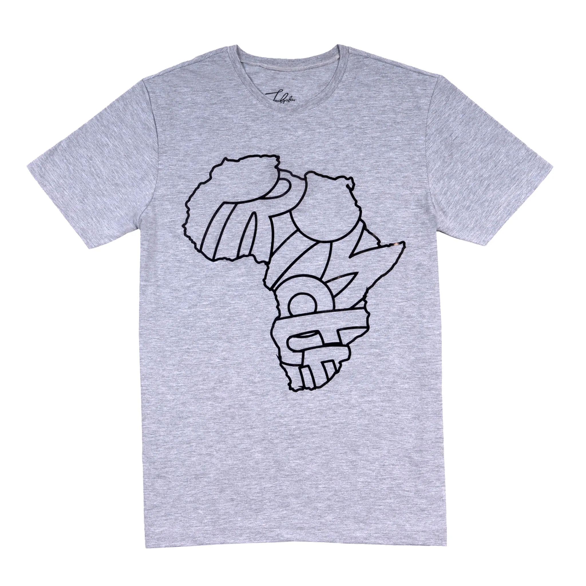 #IPROMOTE AFRICA CONTINENT MAP SAHARA EDITION (UNISEX SHORT SLEEVE T-SHIRT)