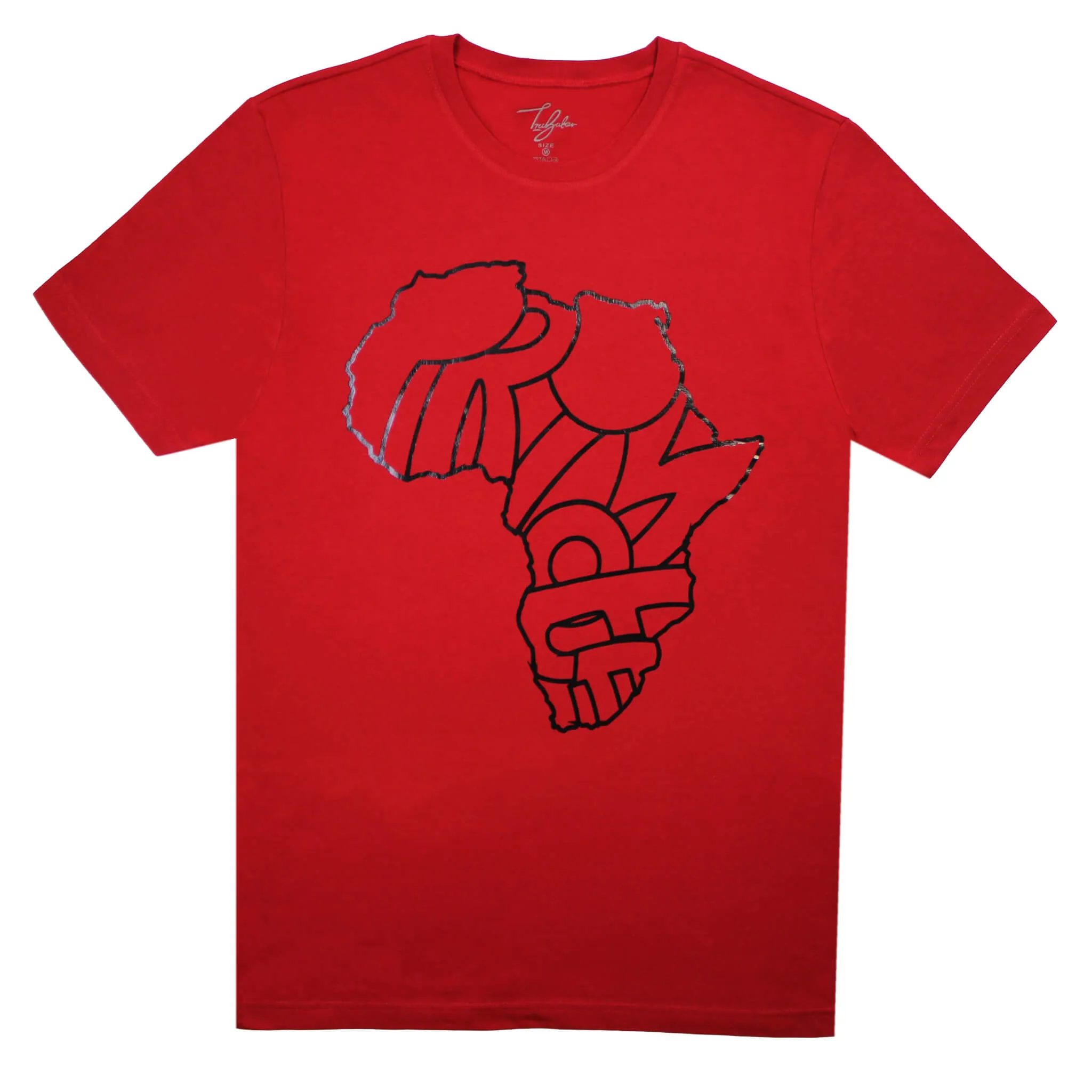 #IPROMOTE AFRICA CONTINENT MAP SAHARA EDITION (UNISEX SHORT SLEEVE T-SHIRT)