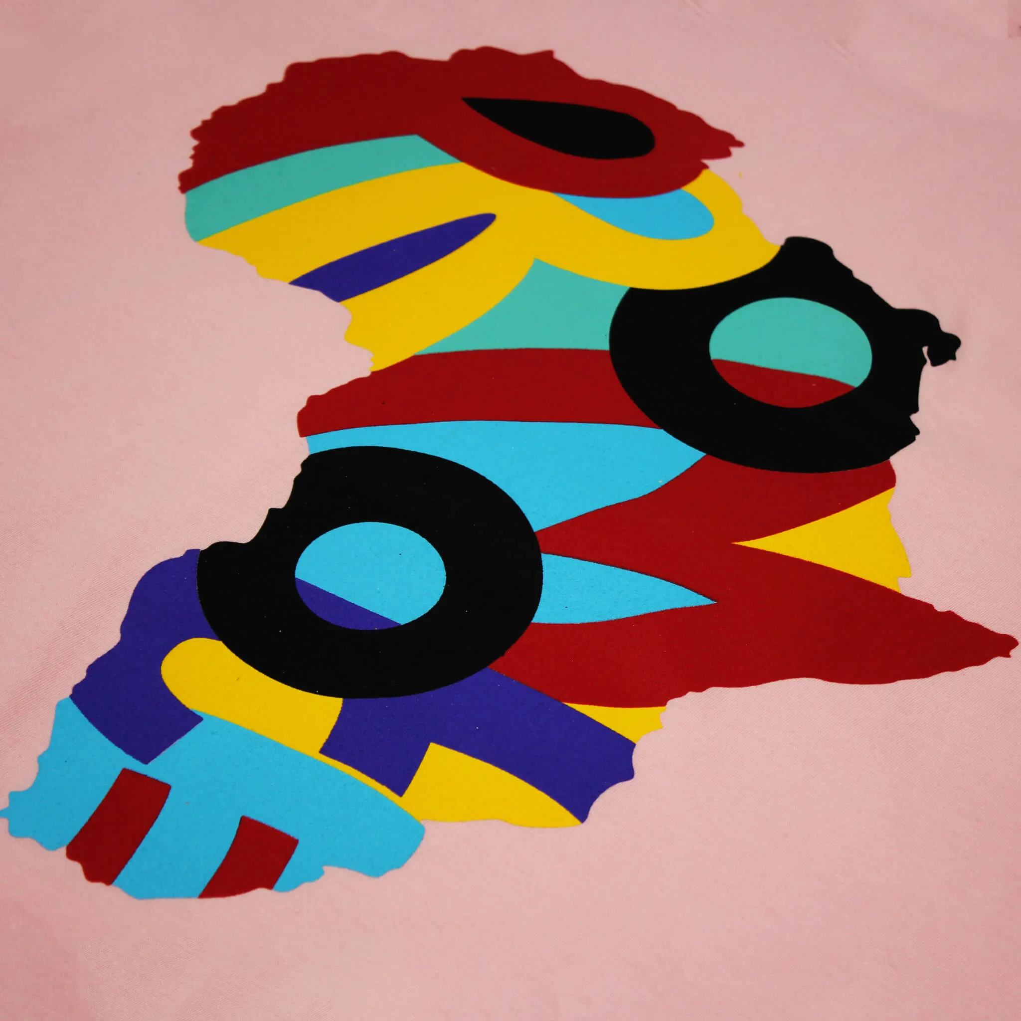 #IPROMOTE AFRICA CONTINENT MAP YAA ASANTEWAA EDITION (UNISEX SHORT SLEEVE T-SHIRT)