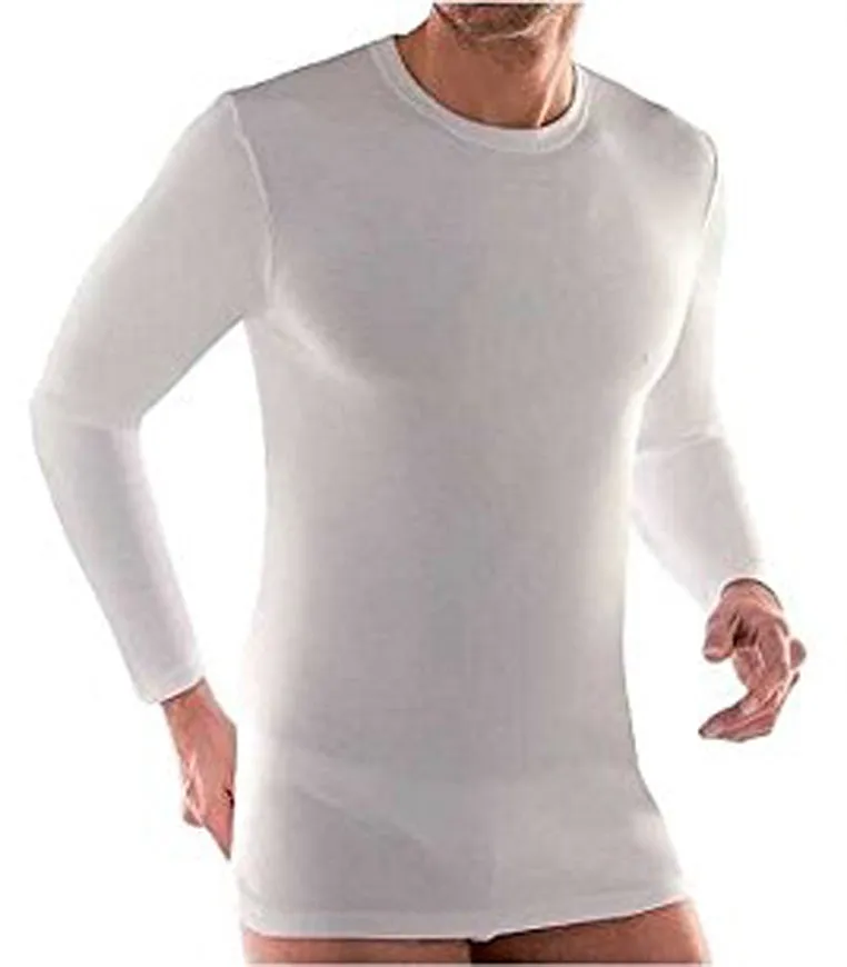 ISSIMO Mens Round Neck Long Sleeve