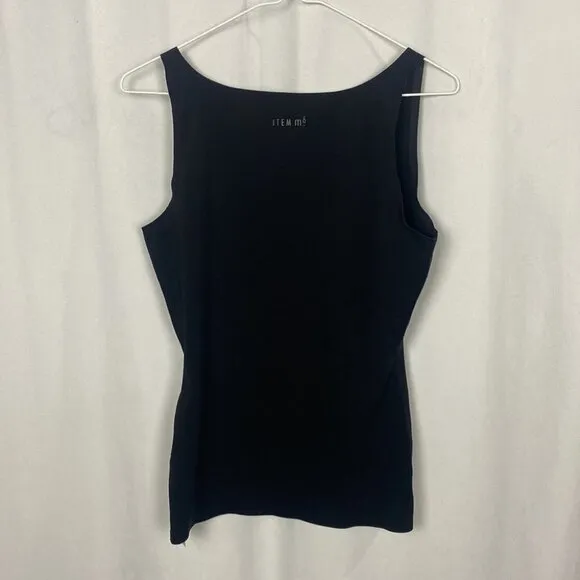 ITEM m6 Black Sleek Tank Top