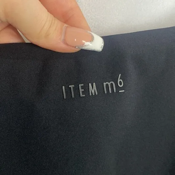ITEM m6 Black Sleek Tank Top