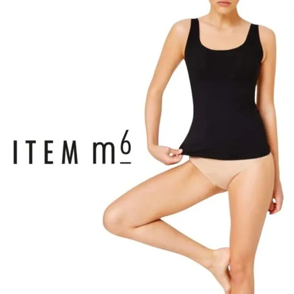 ITEM m6 Black Sleek Tank Top