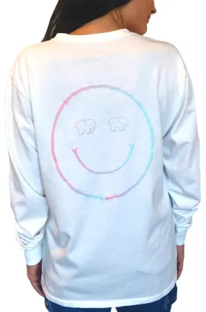 Ivory Ella Smiley Long Sleeved T-Shirt
