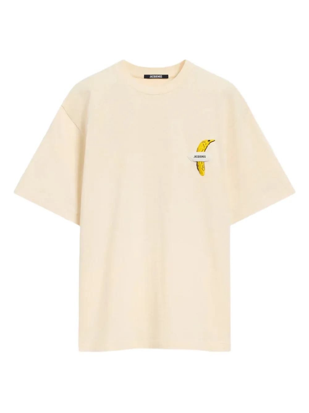 Jacquemus The Banane T-Shirt in Banana Patch Off White