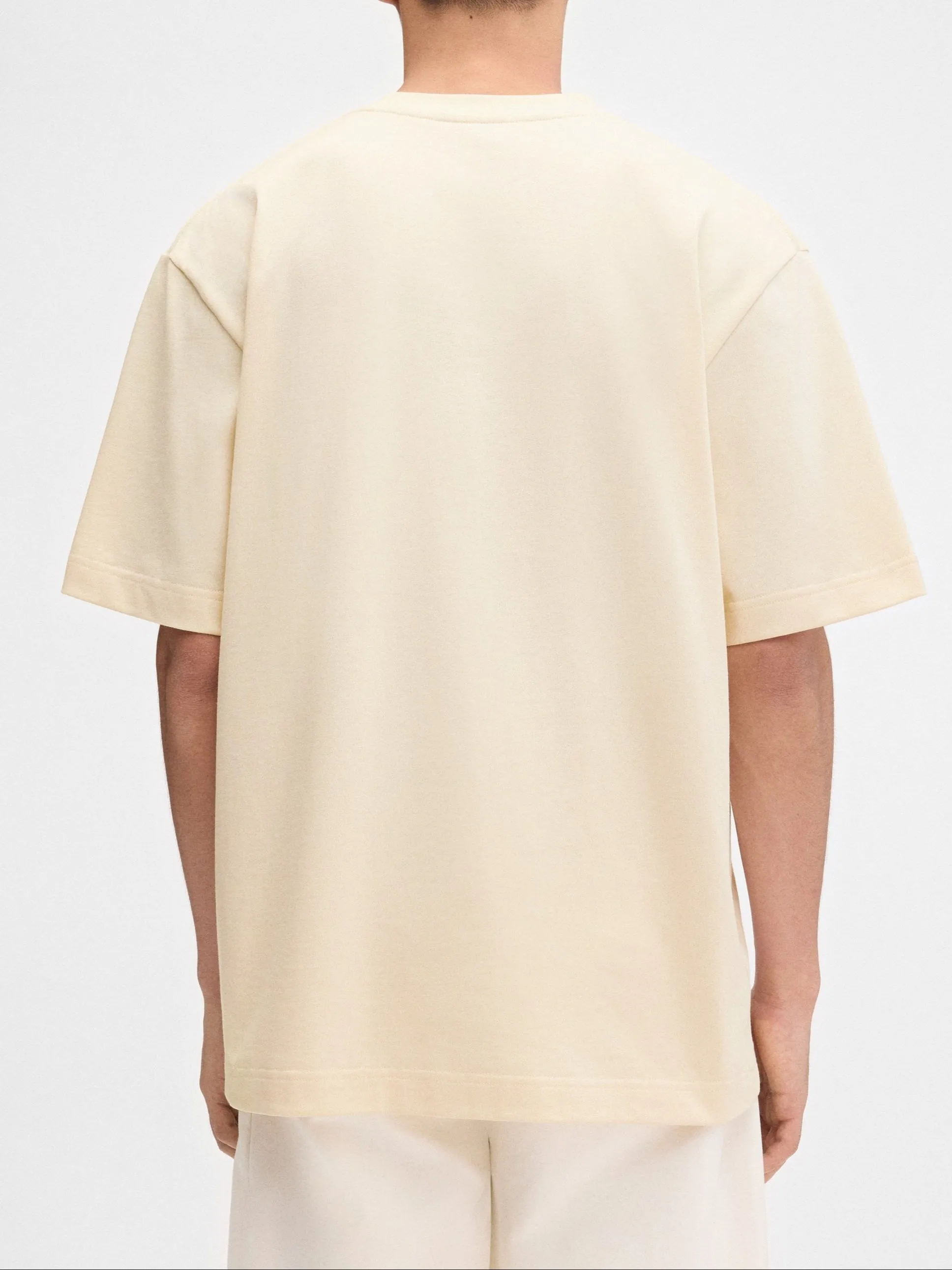 Jacquemus The Banane T-Shirt in Banana Patch Off White