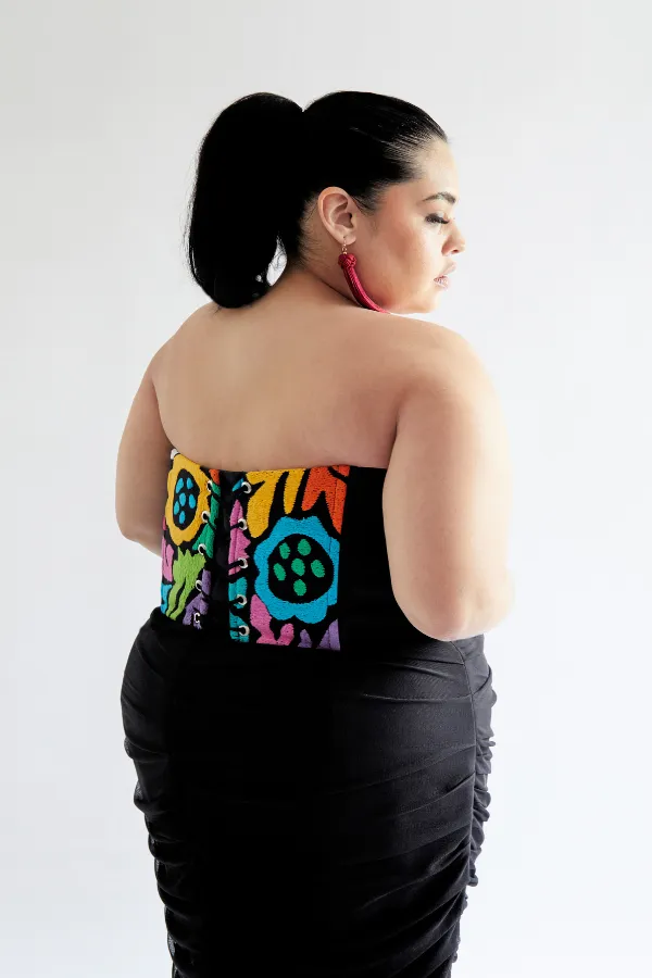 Jalapa de Díaz Strapless Bustier