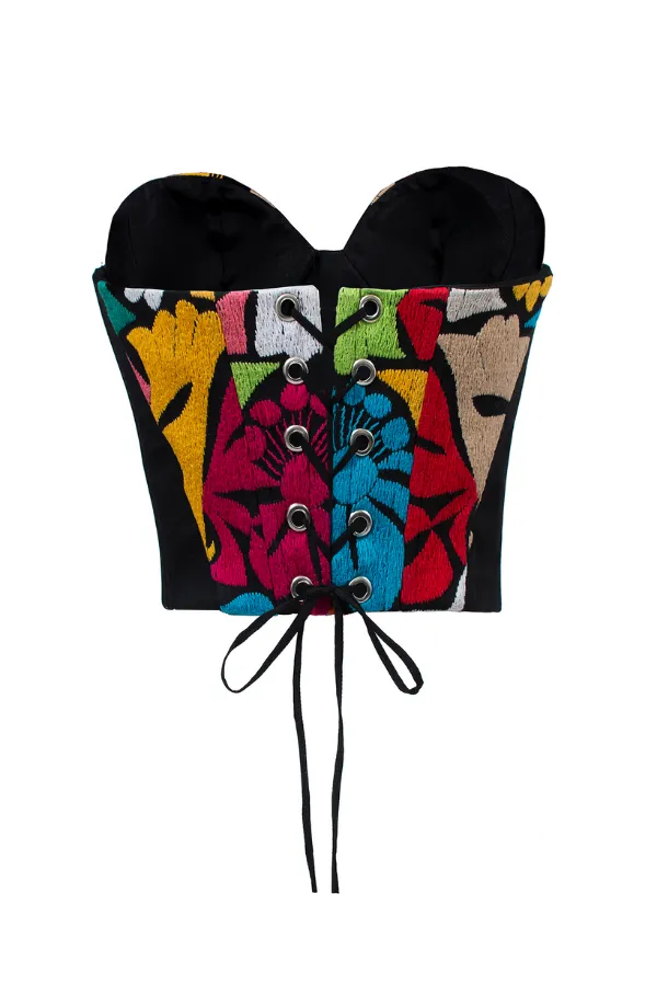 Jalapa de Díaz Strapless Bustier