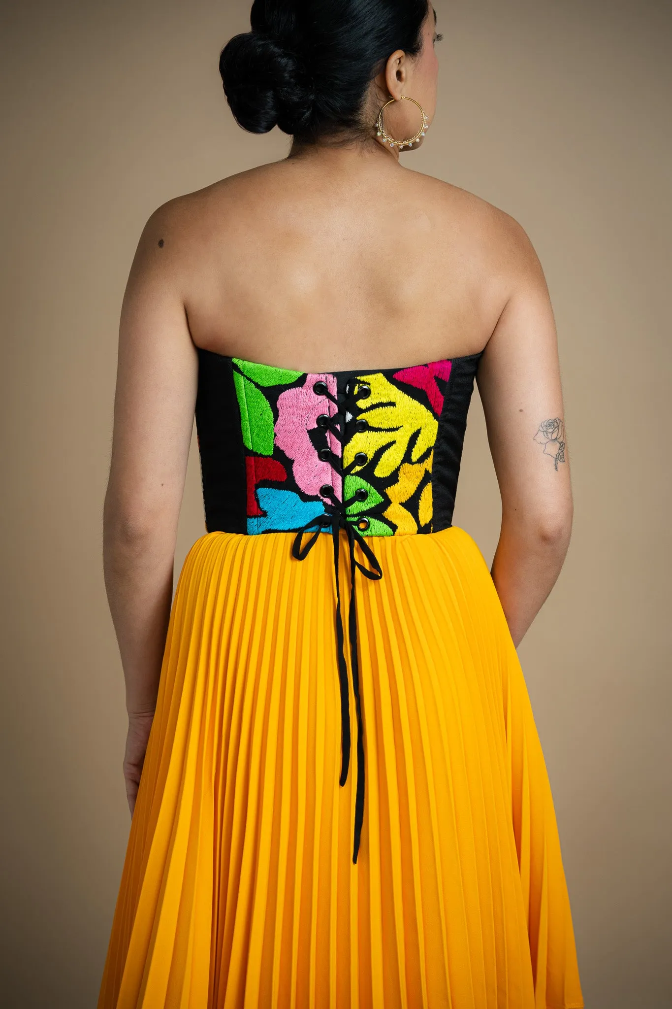 Jalapa de Díaz Strapless Bustier