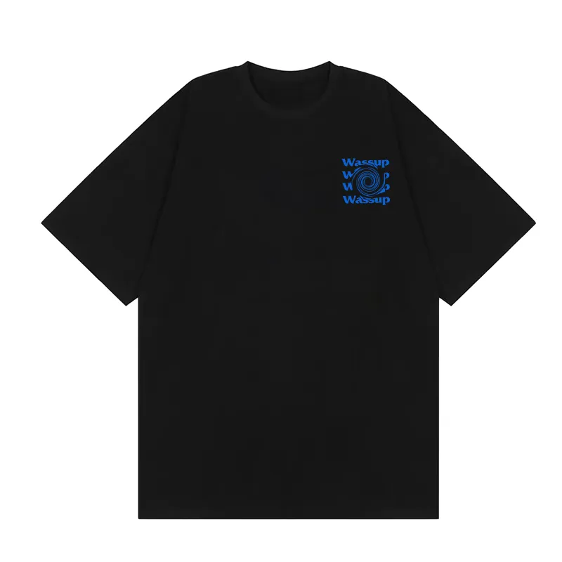 Japanese Letter Circle Printed T-Shirt