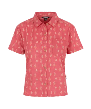 Jaya Camp Shirt - Mineral Red Indi Blossom