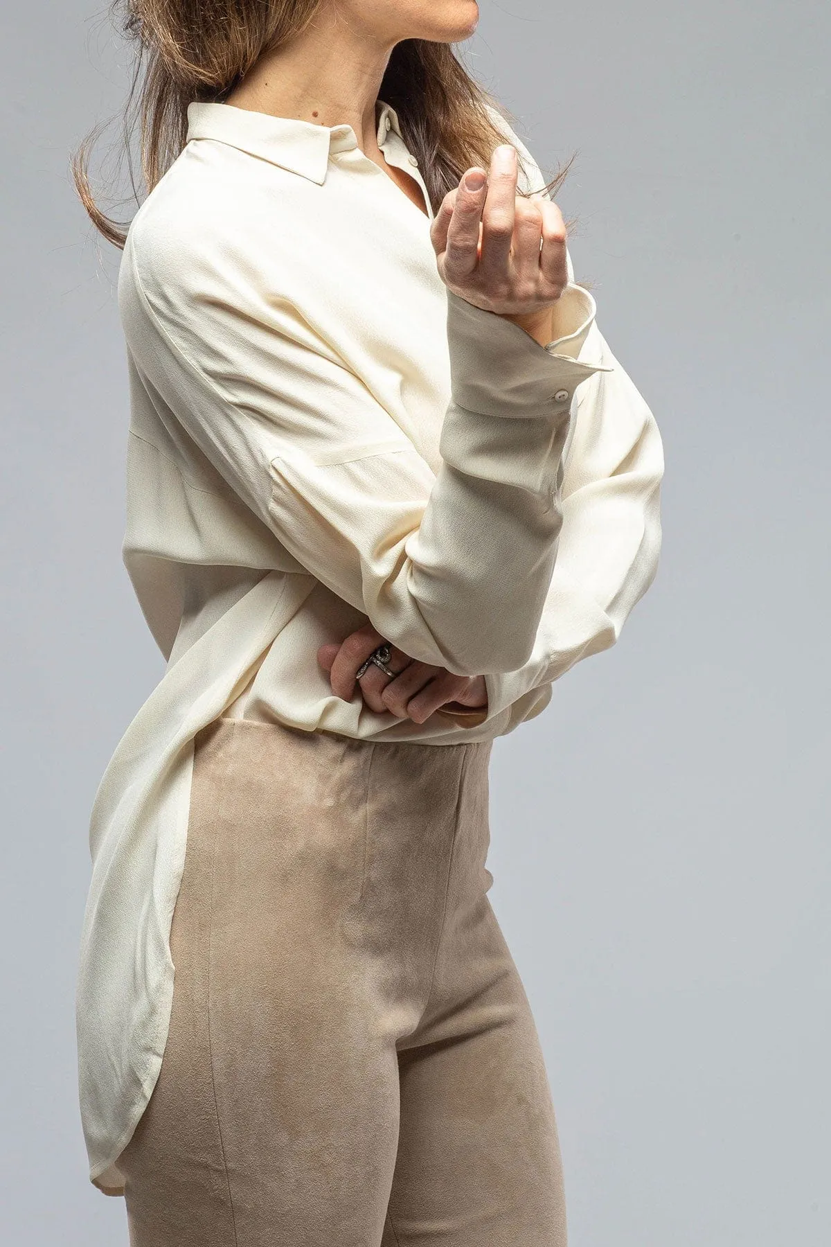 Jazz Crepe Shirt In Beige