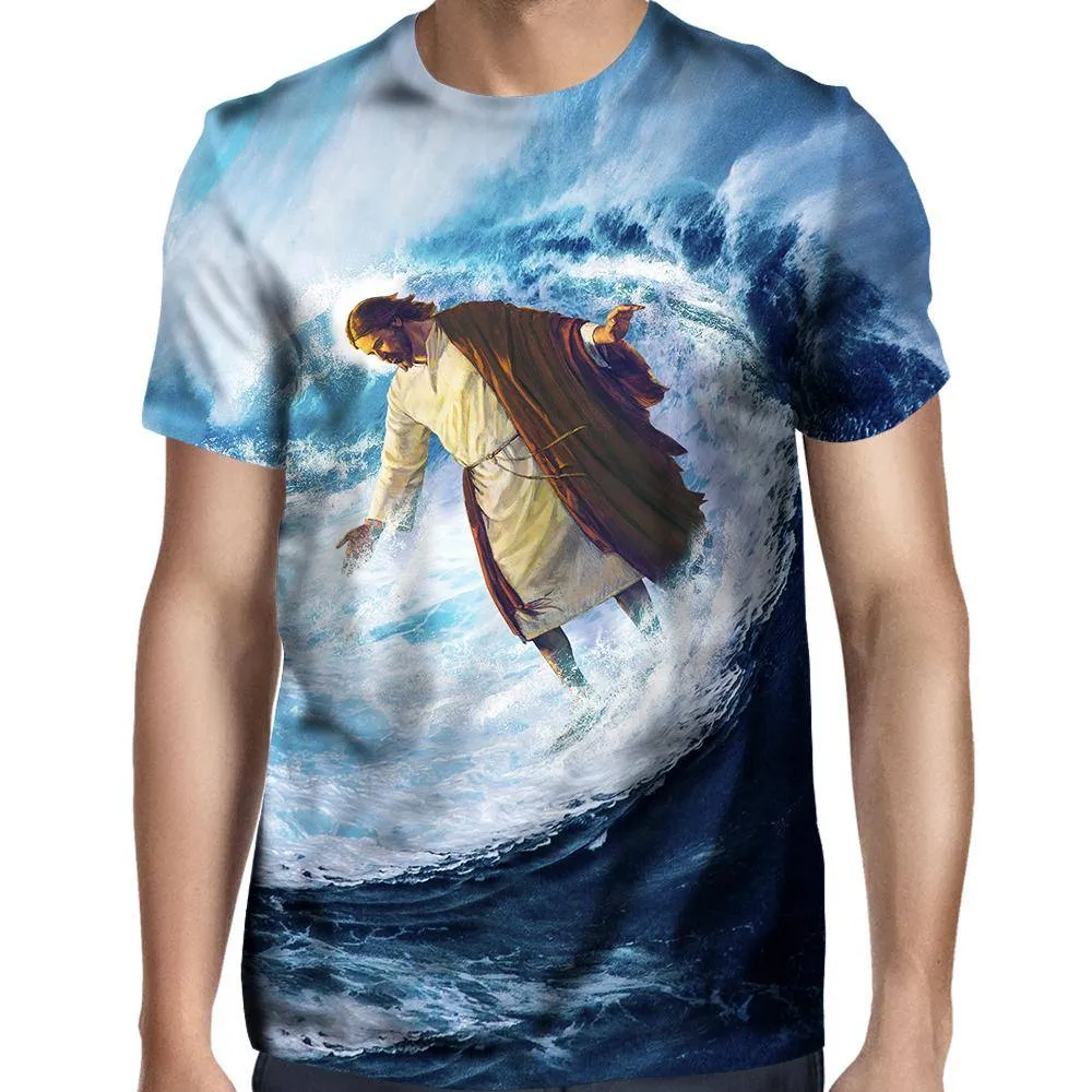 Jesus Surfs T-Shirt