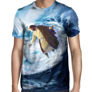 Jesus Surfs T-Shirt