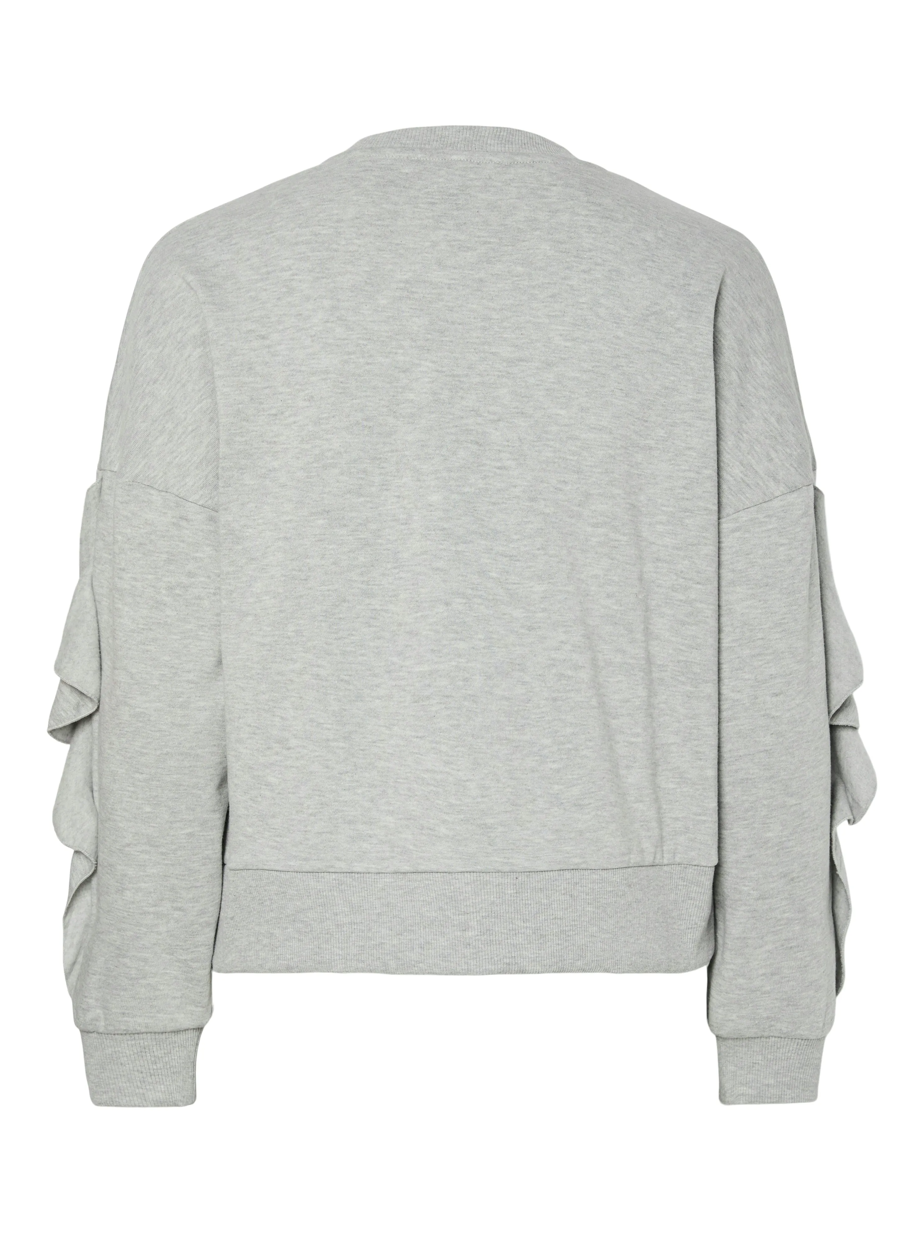 Jina frill sweater light grey
