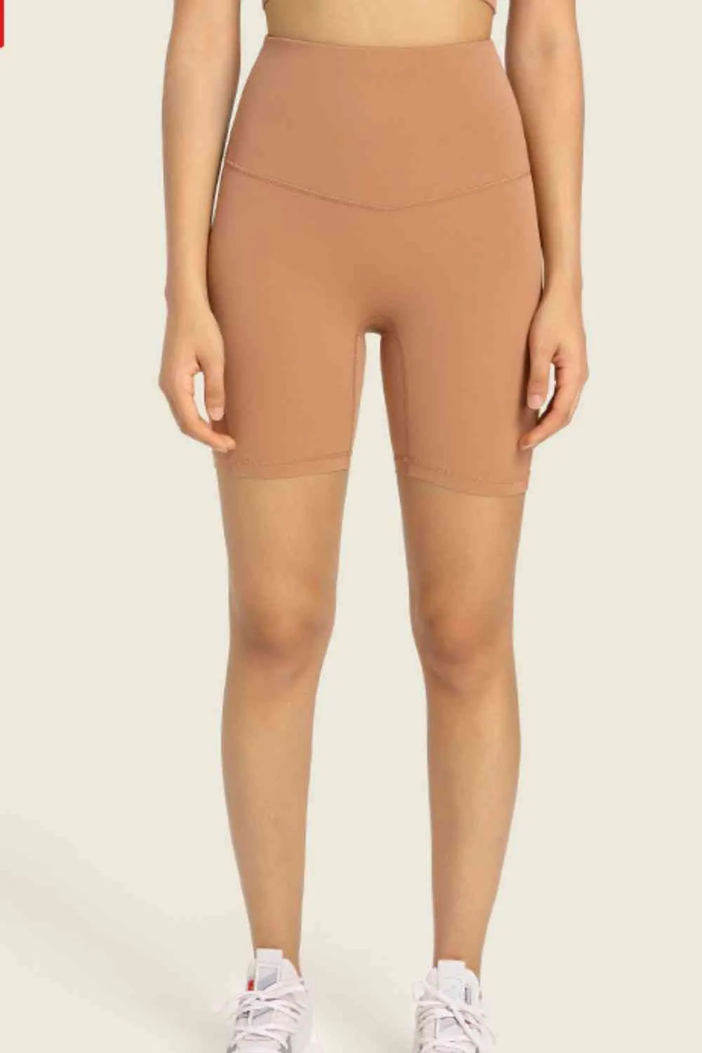 Joely Seamless High-Rise Wide Waistband Biker Shorts