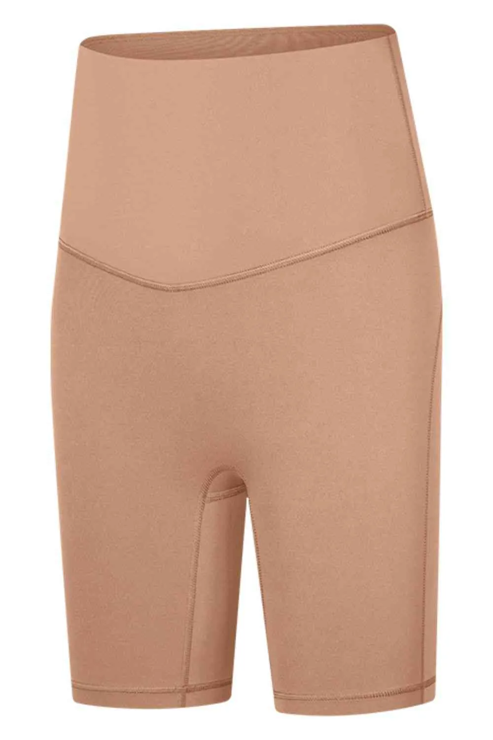 Joely Seamless High-Rise Wide Waistband Biker Shorts