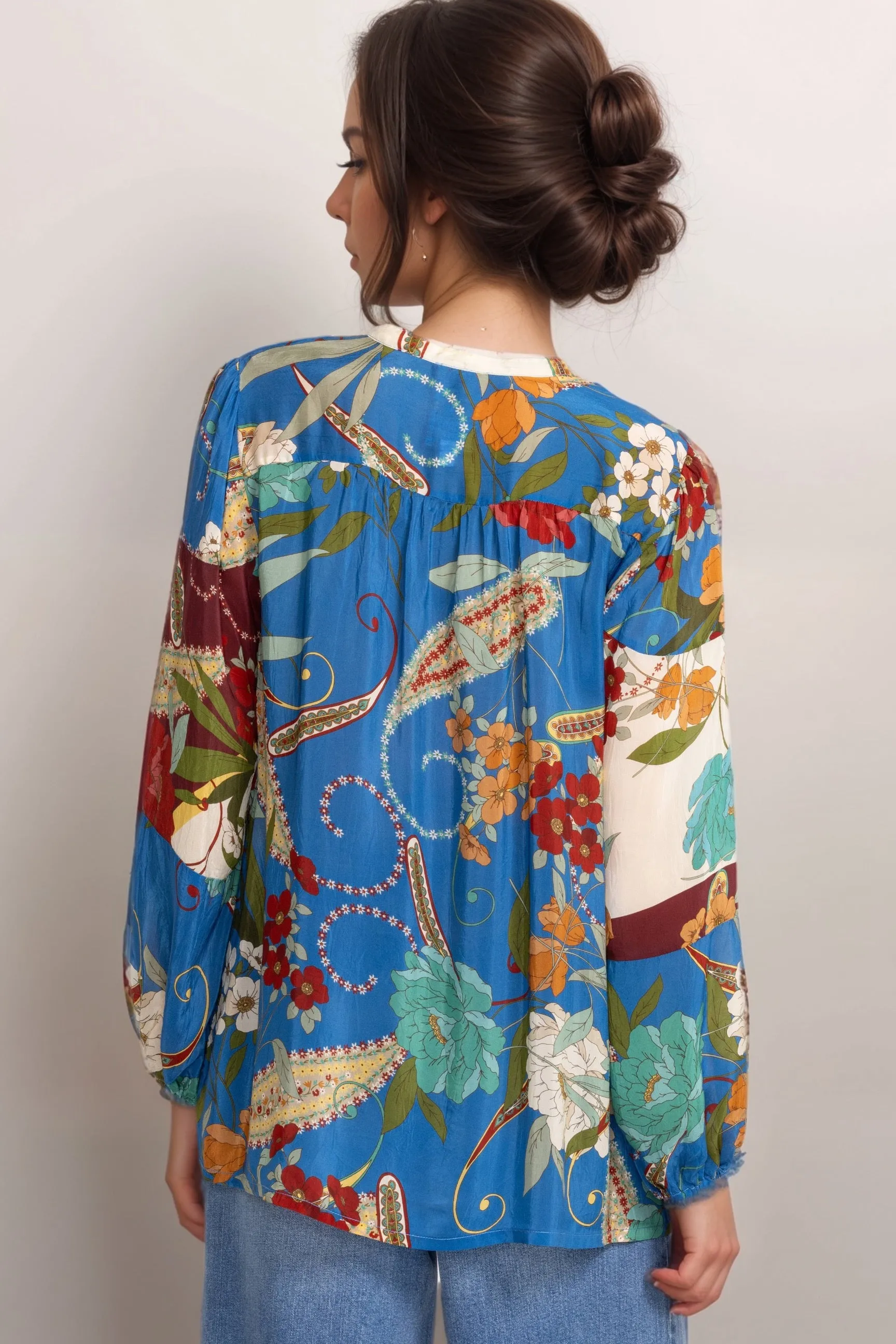 Johnny Was Teebee Tori Button-Down Blouse C15123B7