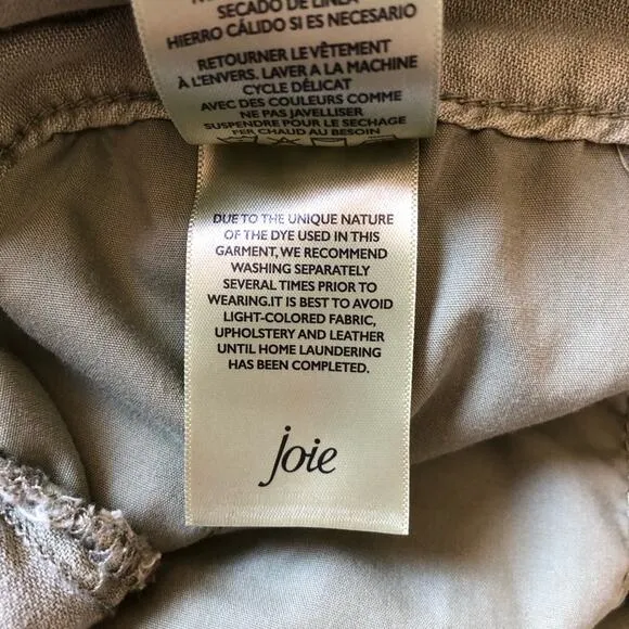 Joie NWT Women Flattering Pleated High Rise Subtle A-line Shorts XL Faded Cactus
