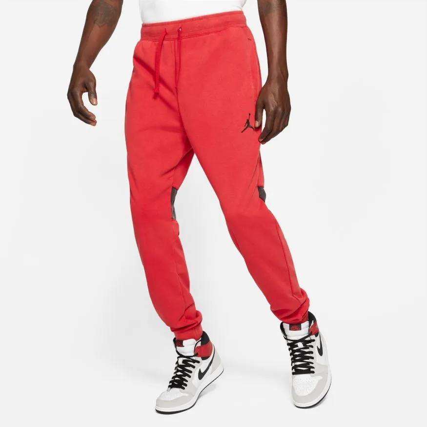 JORDAN DRI FIT AIR FLEECE PANTS "GYM RED"