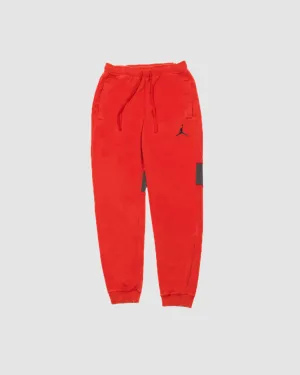 JORDAN DRI FIT AIR FLEECE PANTS "GYM RED"